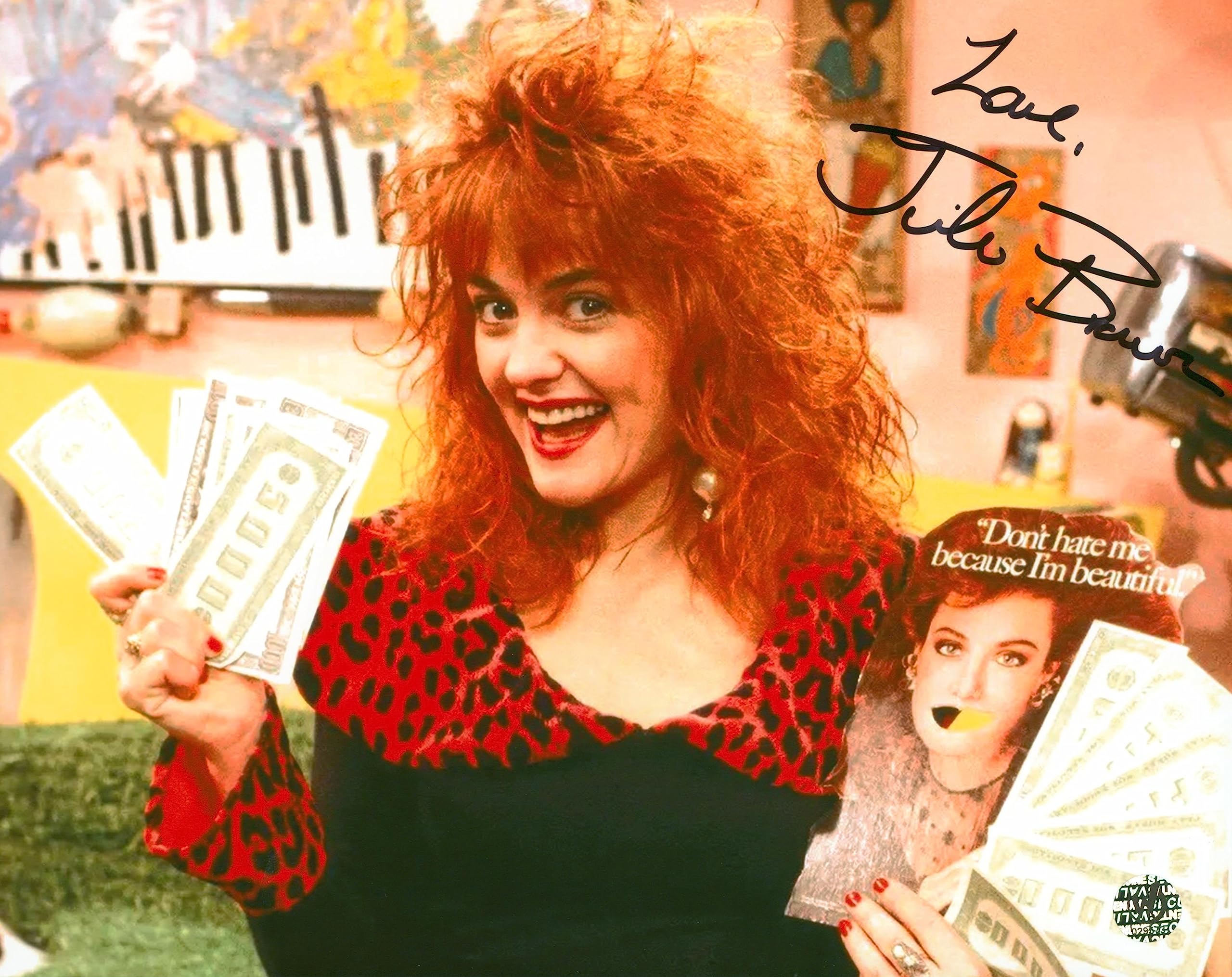 Julie Brown Just Say Julie "Love" Signed 8x10 Photo Wizard World #029573