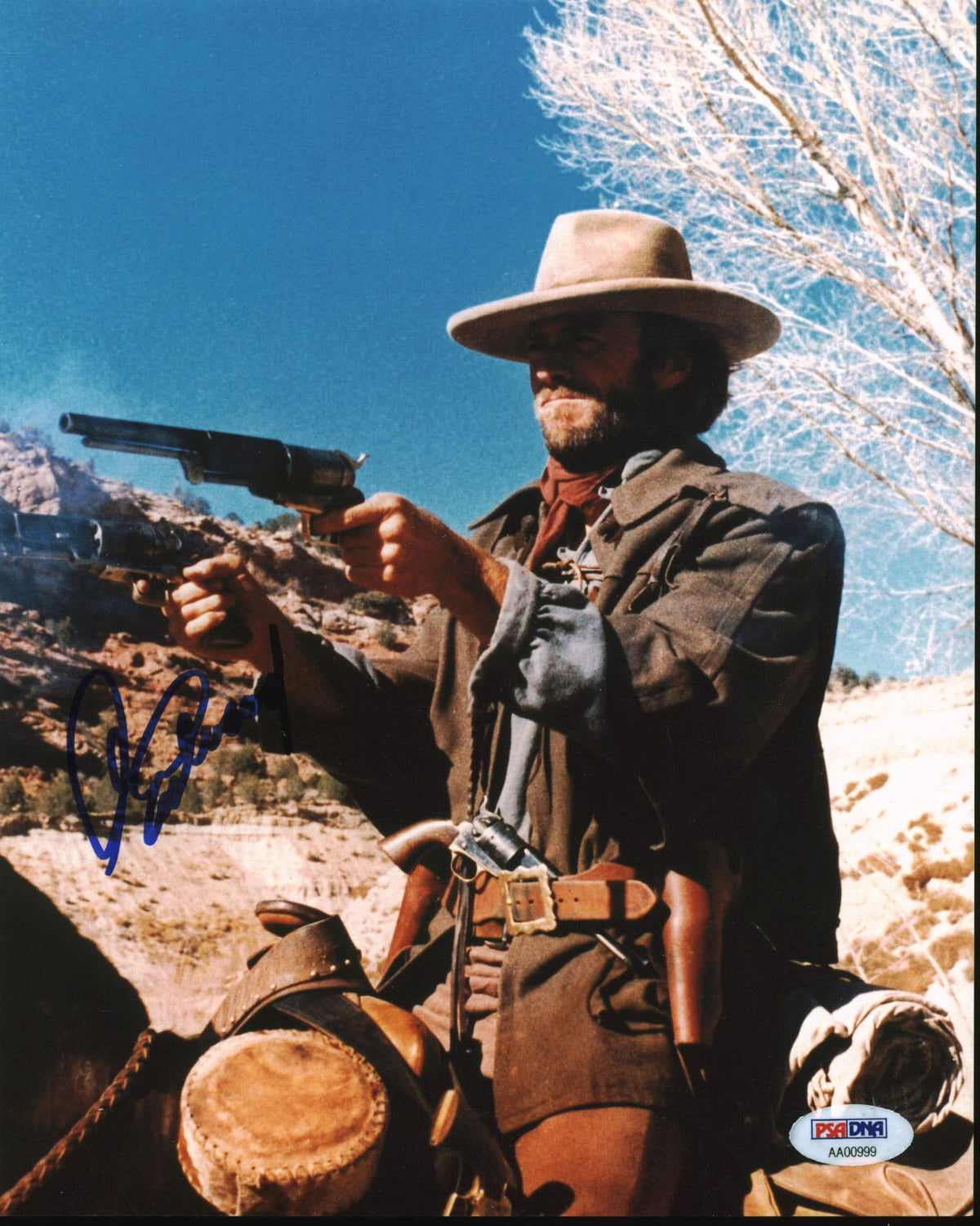 Clint Eastwood The Outlaw Josey Wales Signed 8x10 Photo PSA/DNA #AA00999