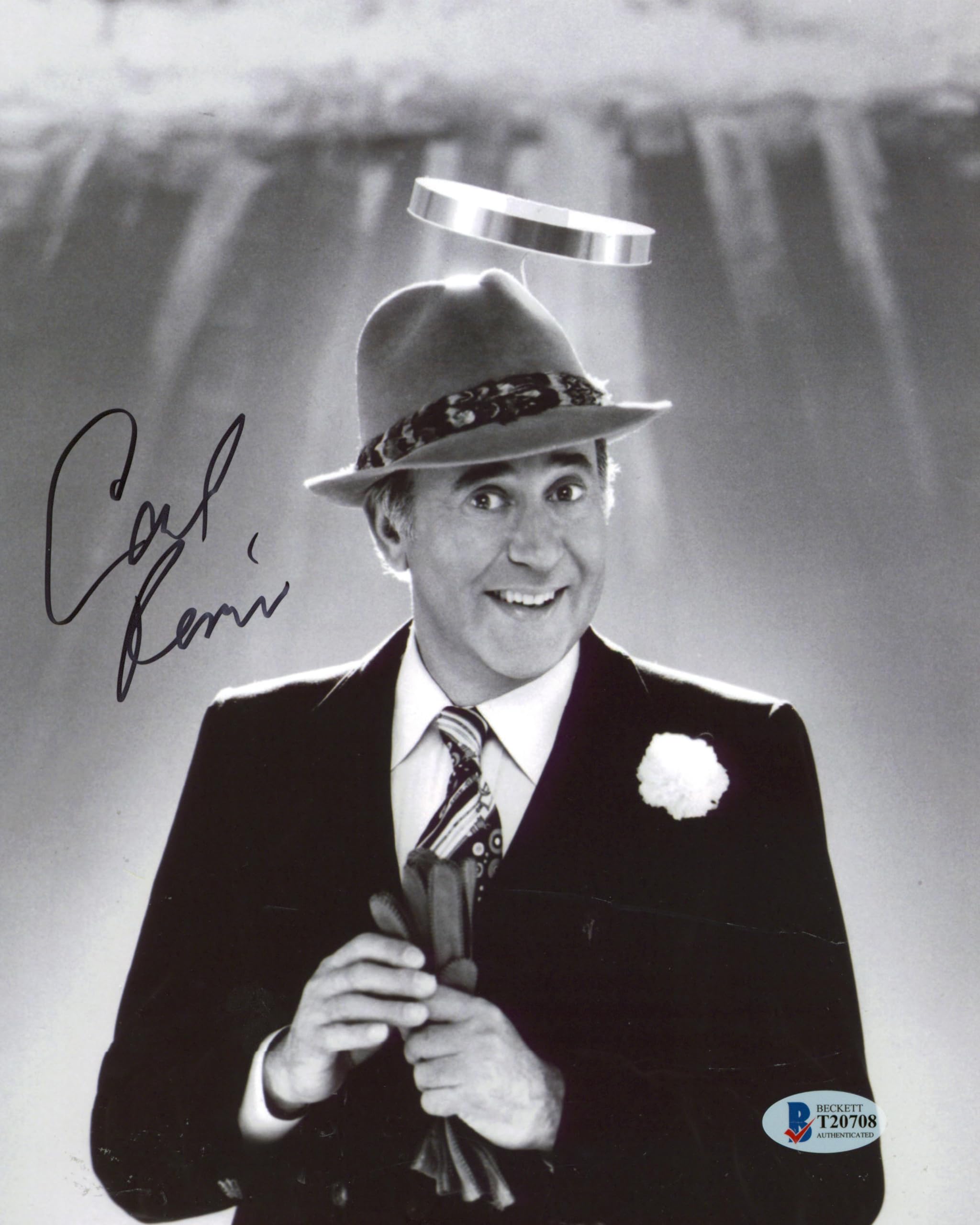 Carl Reiner Good Heavens Authentic Signed 8x10 Photo Autographed BAS #T20708