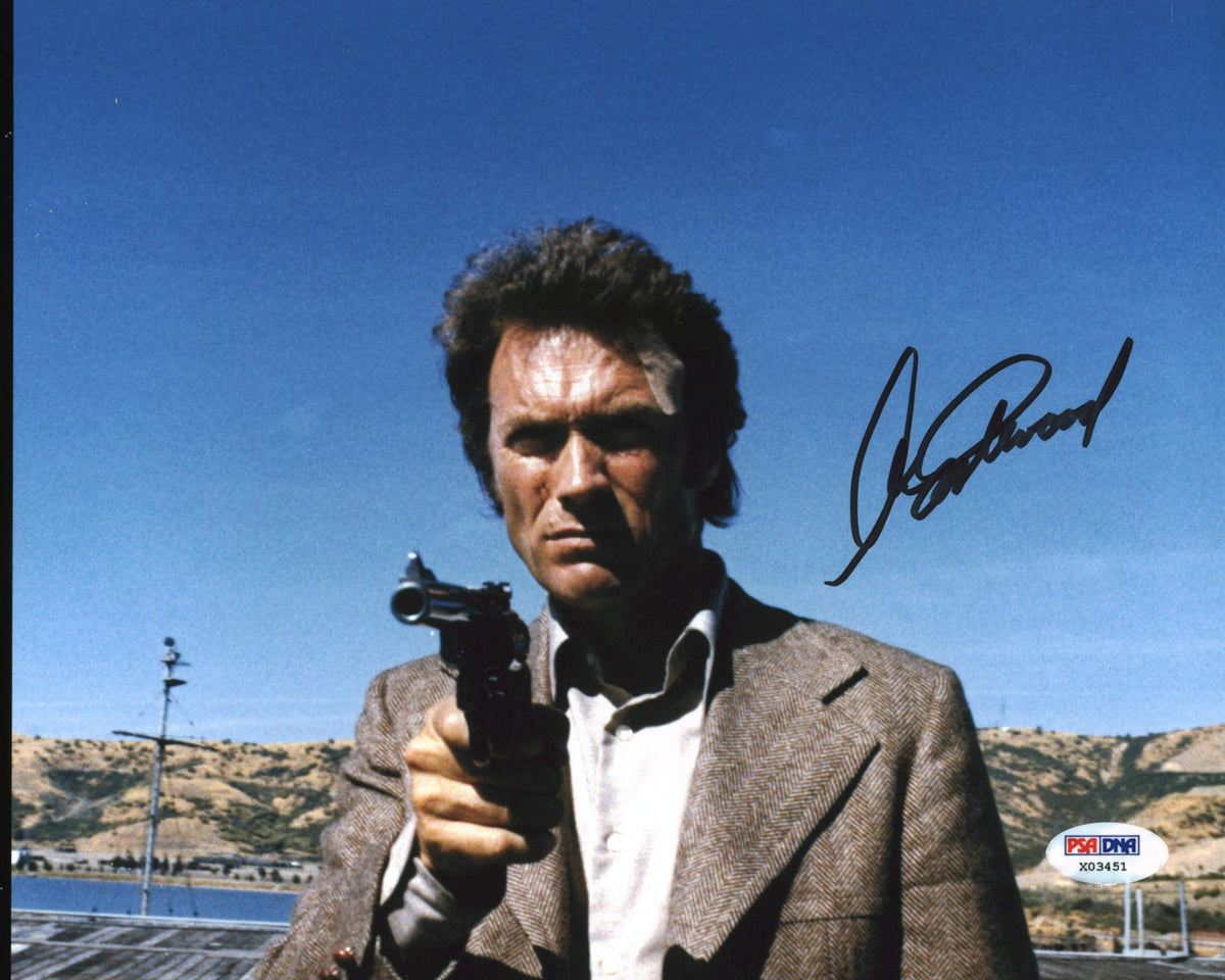 Clint Eastwood Dirty Harry Authentic Signed 8x10 Photo PSA/DNA #X03451