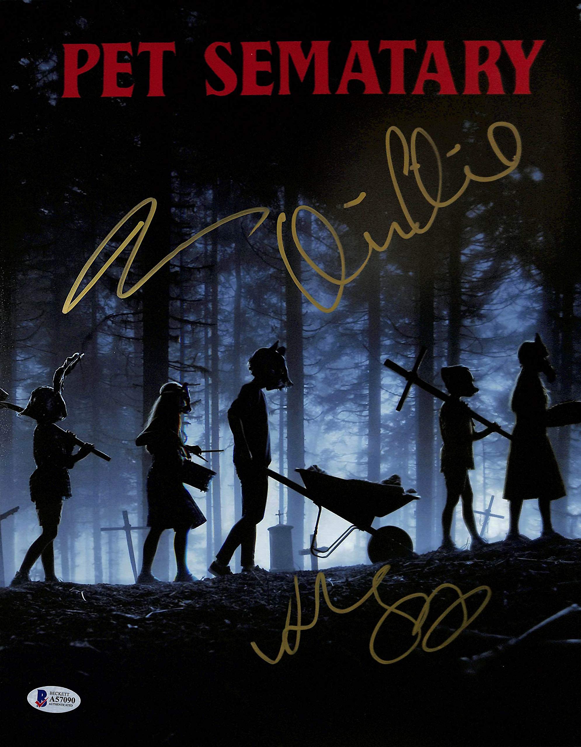 Pet Sematary (3) Kolsch, Widmyer & Seimetz Signed 11x14 Photo BAS #A57090