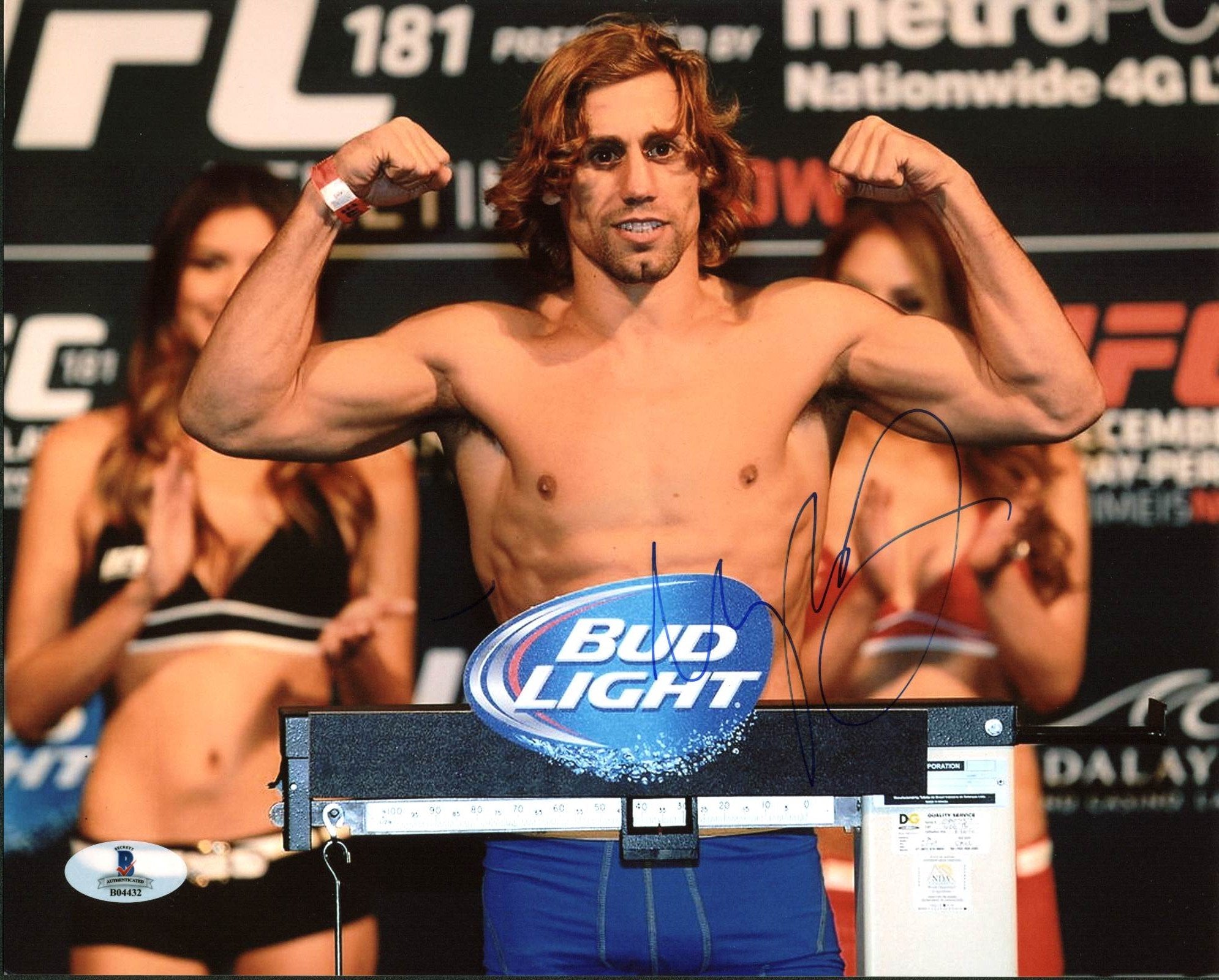 Urijah Faber UFC Authentic Signed 8X10 Photo Autographed BAS #B04432