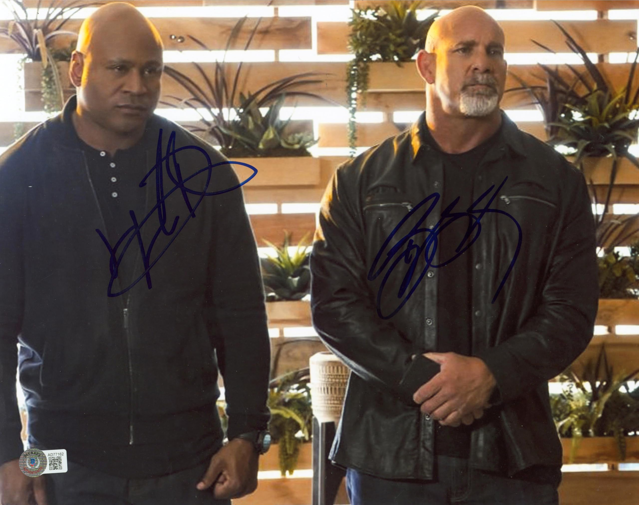 Bill Goldberg & L.L. Cool J NCIS: Los Angeles Signed 11x14 Photo BAS #AD77162