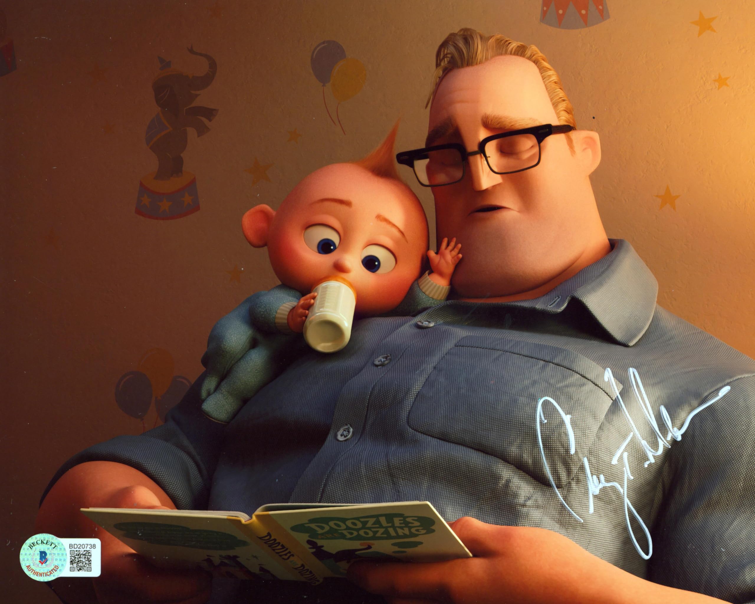 Craig T. Nelson The Incredibles Authentic Signed 8x10 Photo BAS #BD20738