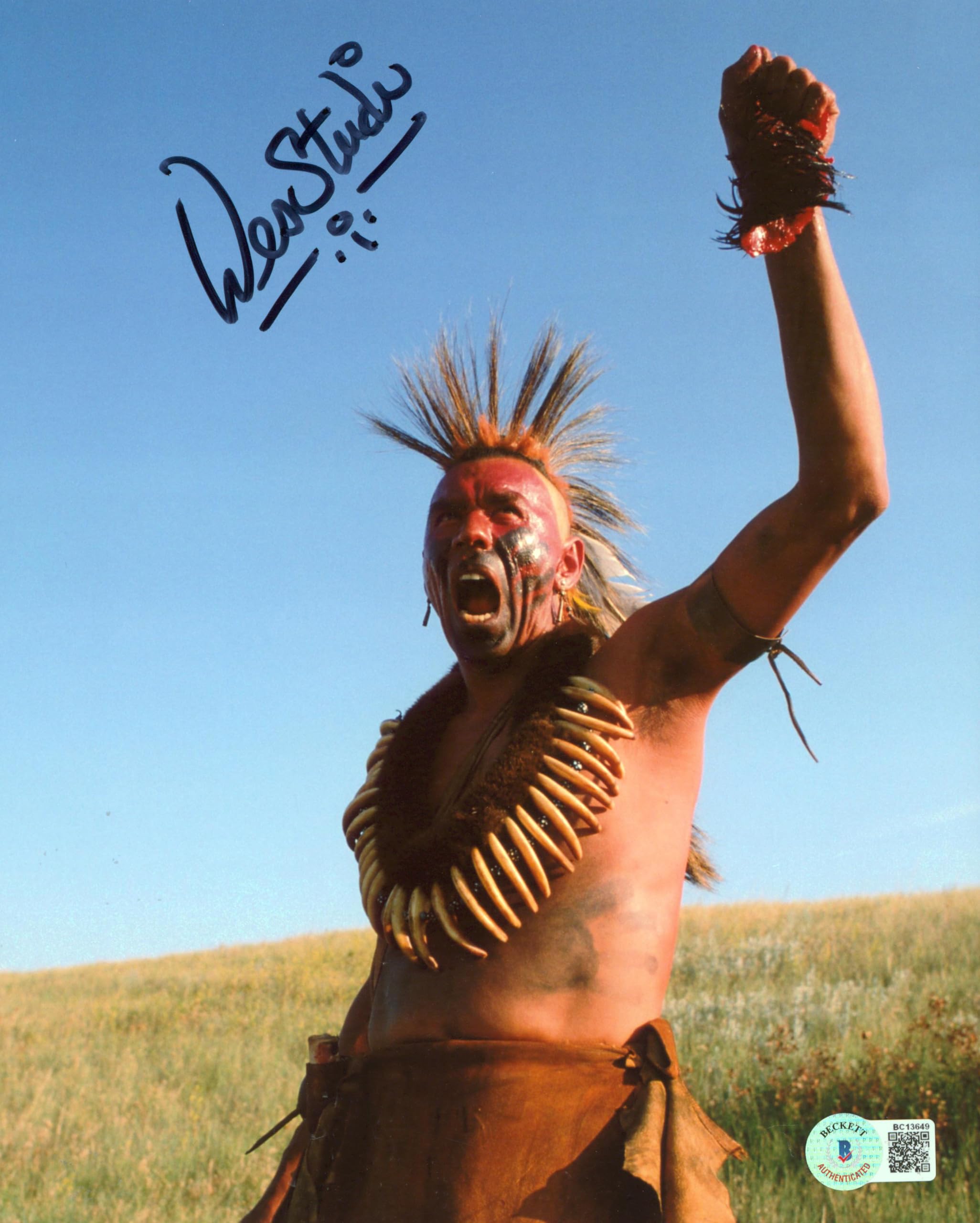 Wes Studi Dances with Wolves Authentic Signed 8x10 Photo BAS #BC13649