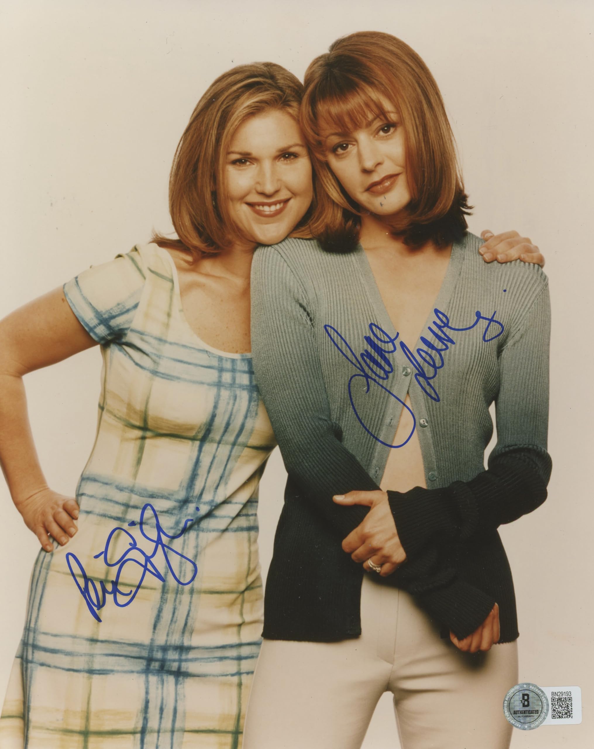 Peri Gilpin & Jane Leeves Frasier Authentic Signed 8x10 Photo BAS #BN29193