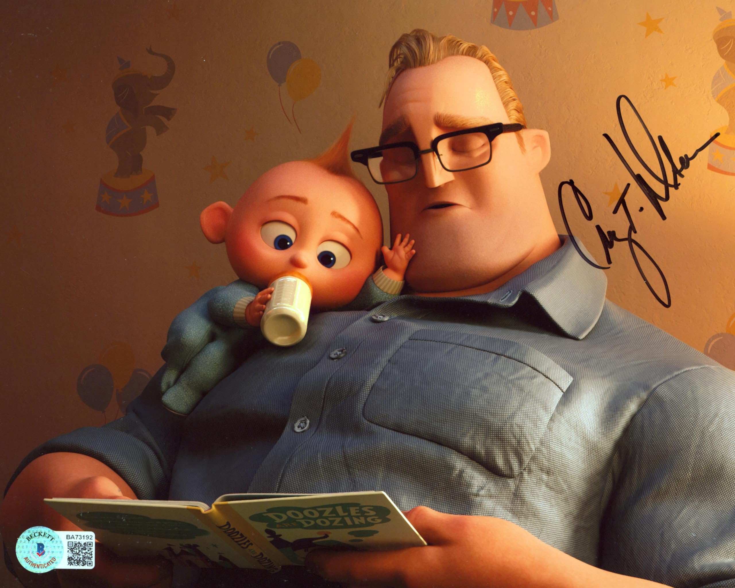 Craig T. Nelson The Incredibles Authentic Signed 8x10 Photo BAS #BA73192