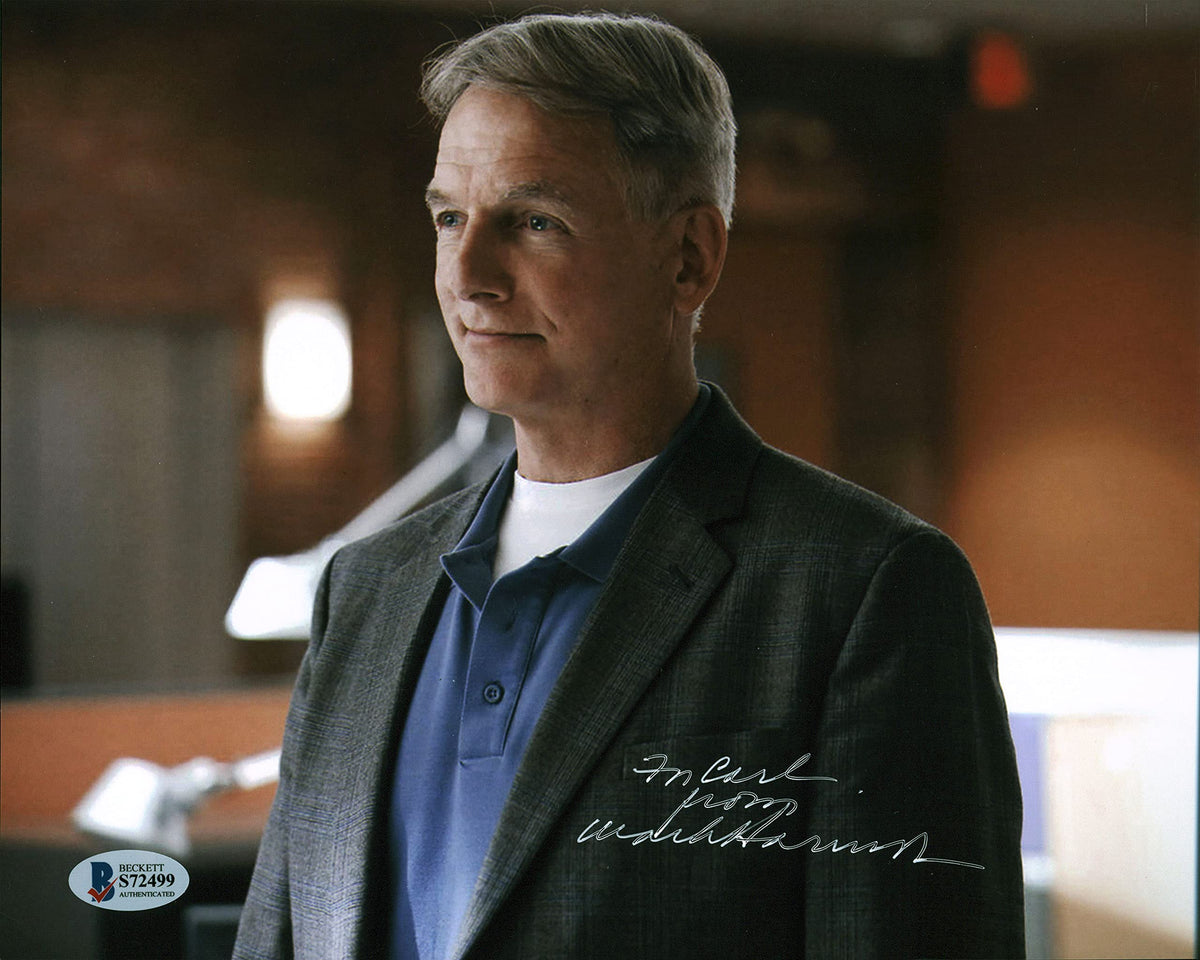 Mark Harmon NCIS Authentic Signed 8x10 Photo Autographed BAS #S72499