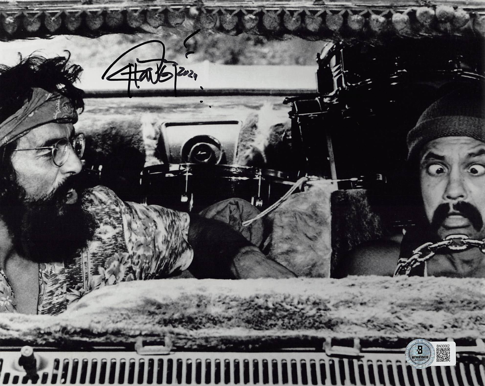 Tommy Chong Cheech & Chong Authentic Signed 8x10 Horizontal Photo BAS 13