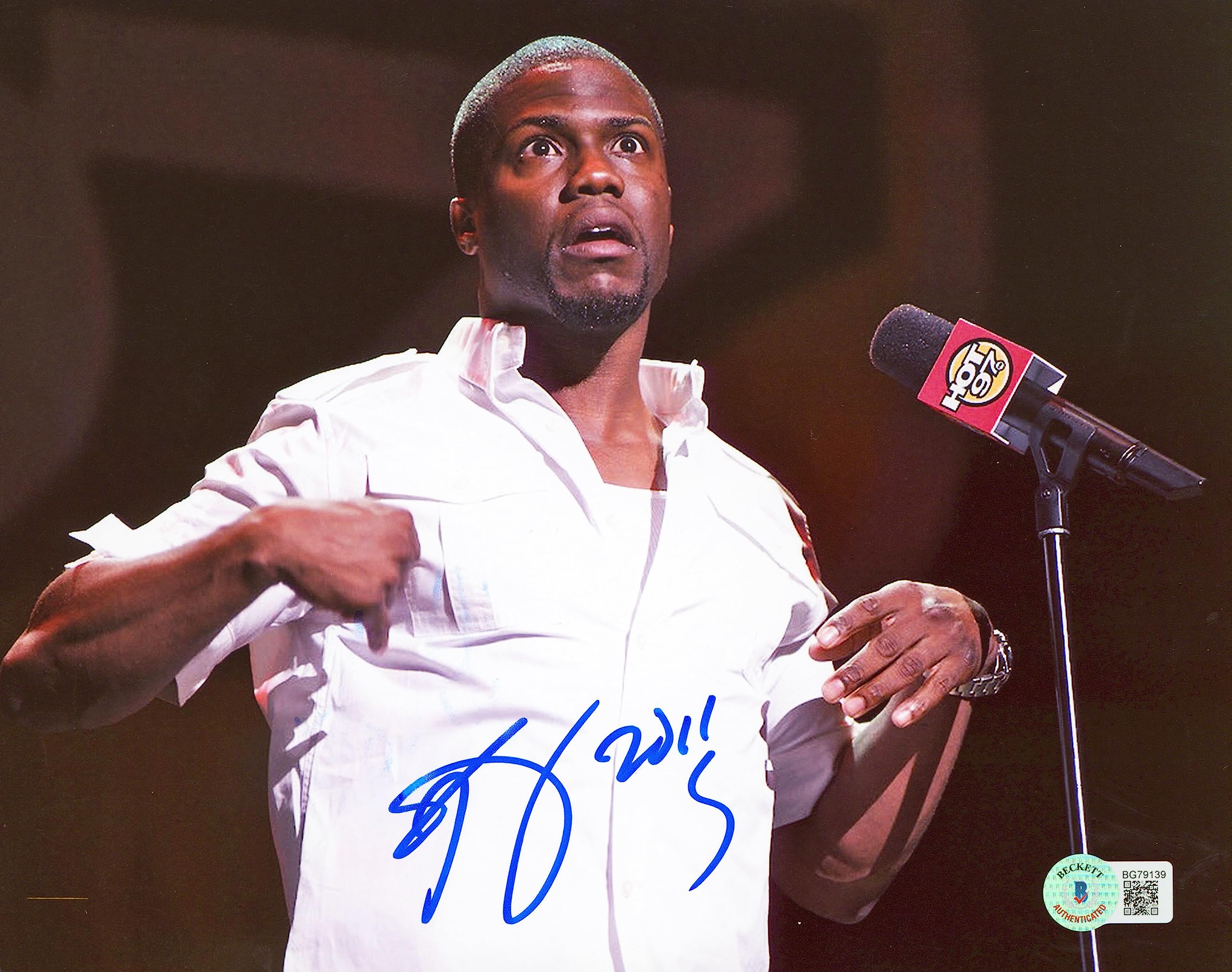 Kevin Hart Comedian Authentic Signed 8x10 Photo Autographed BAS #BG79139