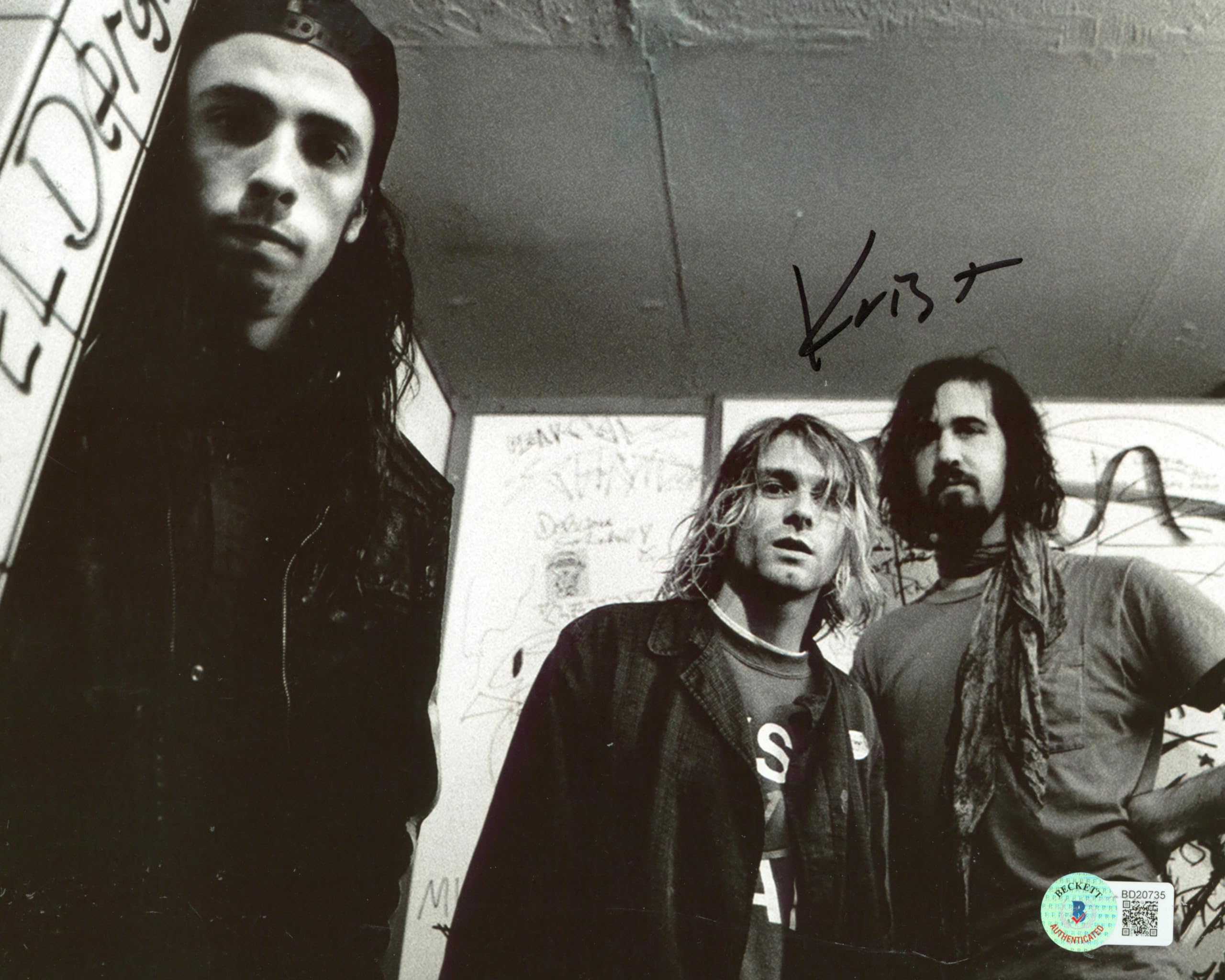 Krist Novoselic Nirvana Authentic Signed 8x10 Photo Autographed BAS #BD20735