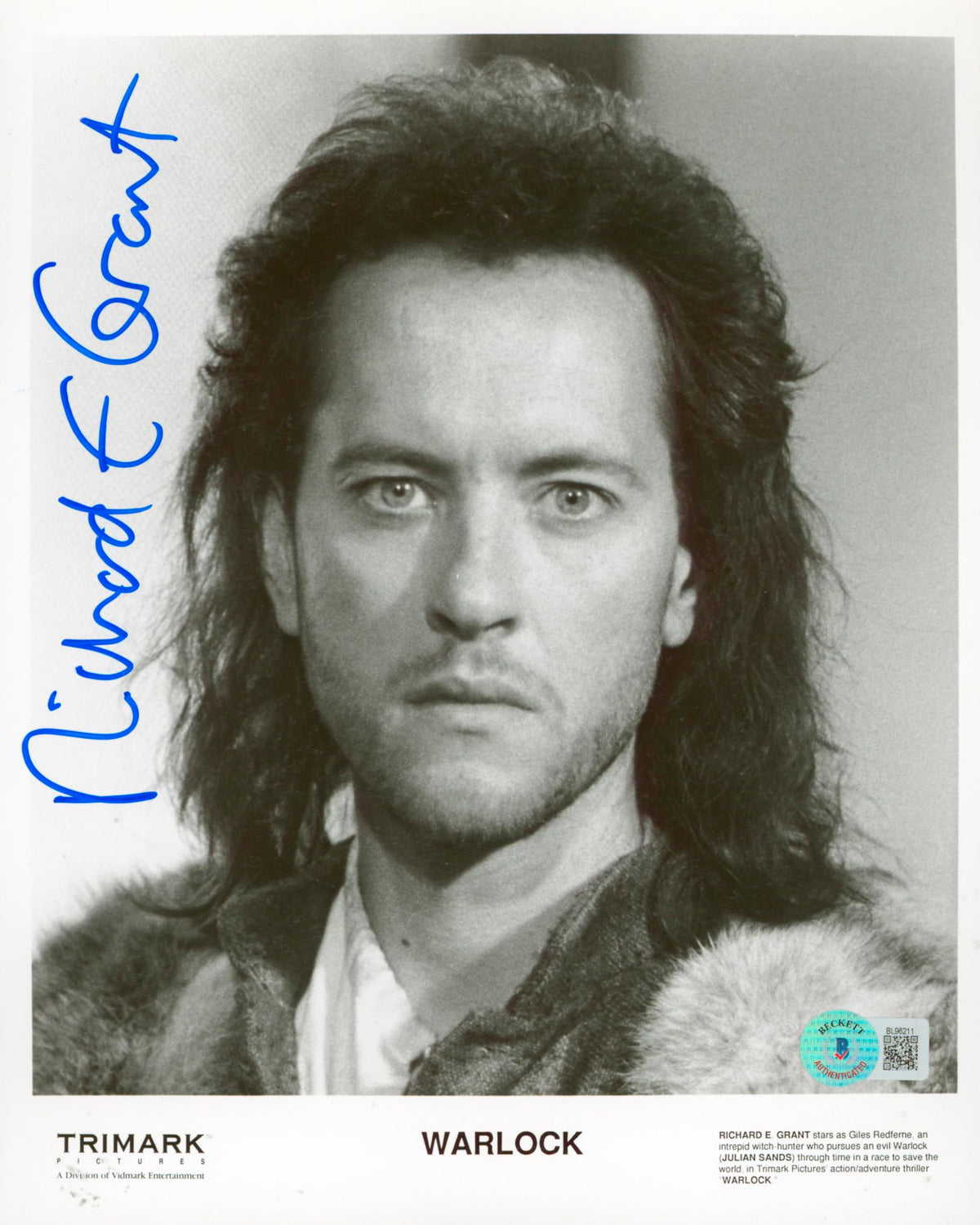 Richard E. Grant Warlock Authentic Signed 8x10 Photo Autographed BAS #BL96211
