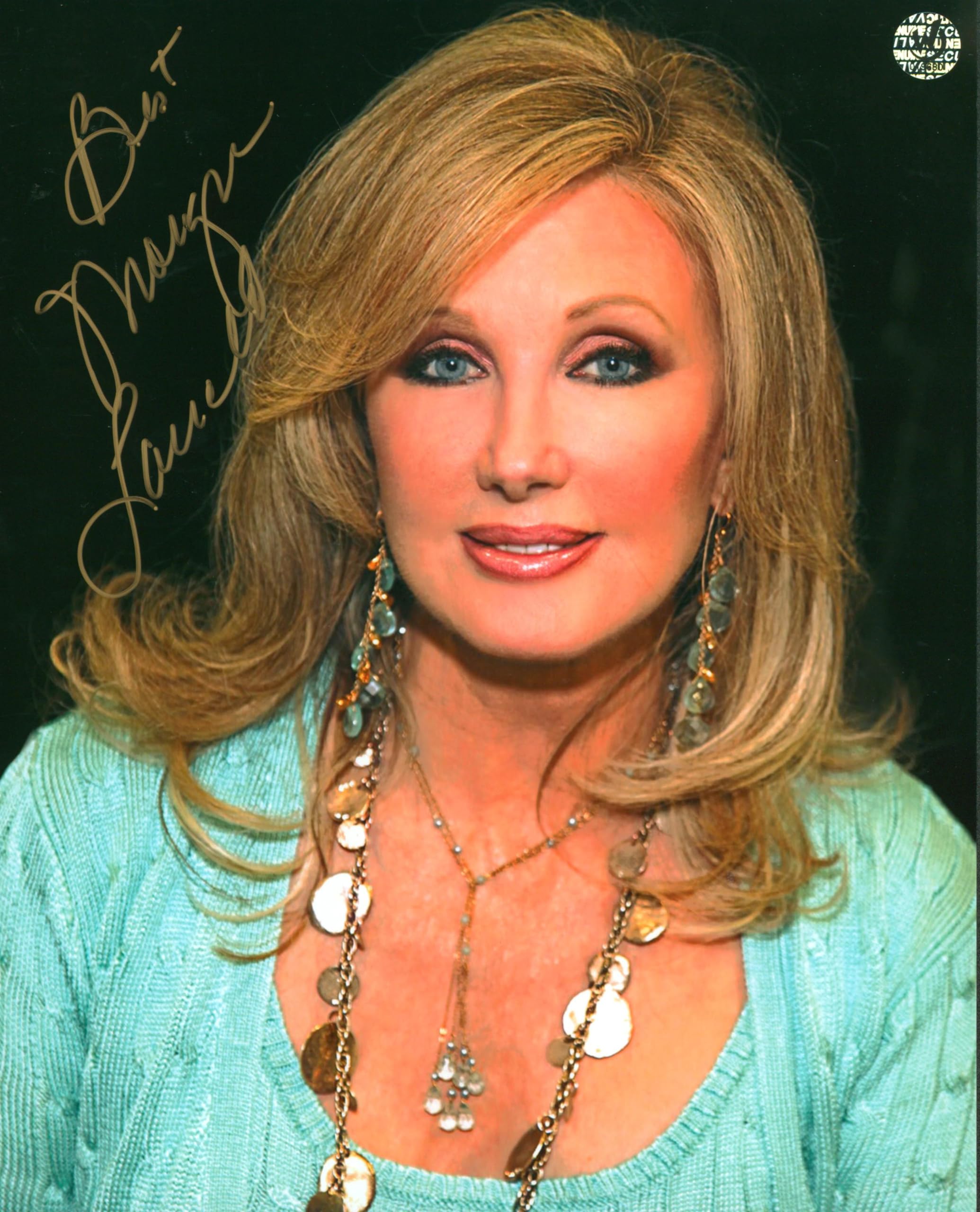 Morgan Fairchild Falcon Crest "Best" Authentic Signed 8x10 Photo Wizard World 3