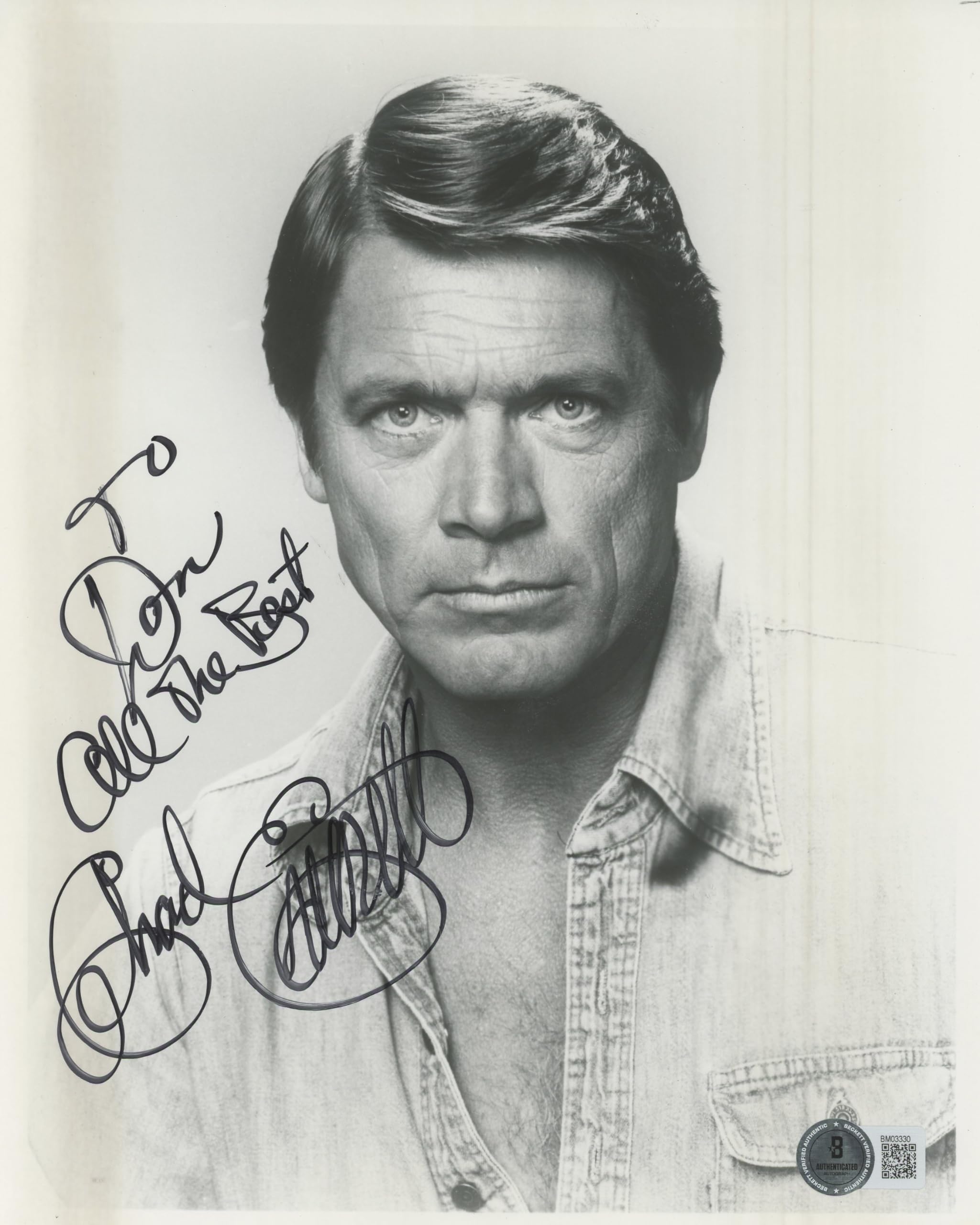 Chad Everett Medical Center "All The Best" Signed 8x10 Photo BAS #BM03330