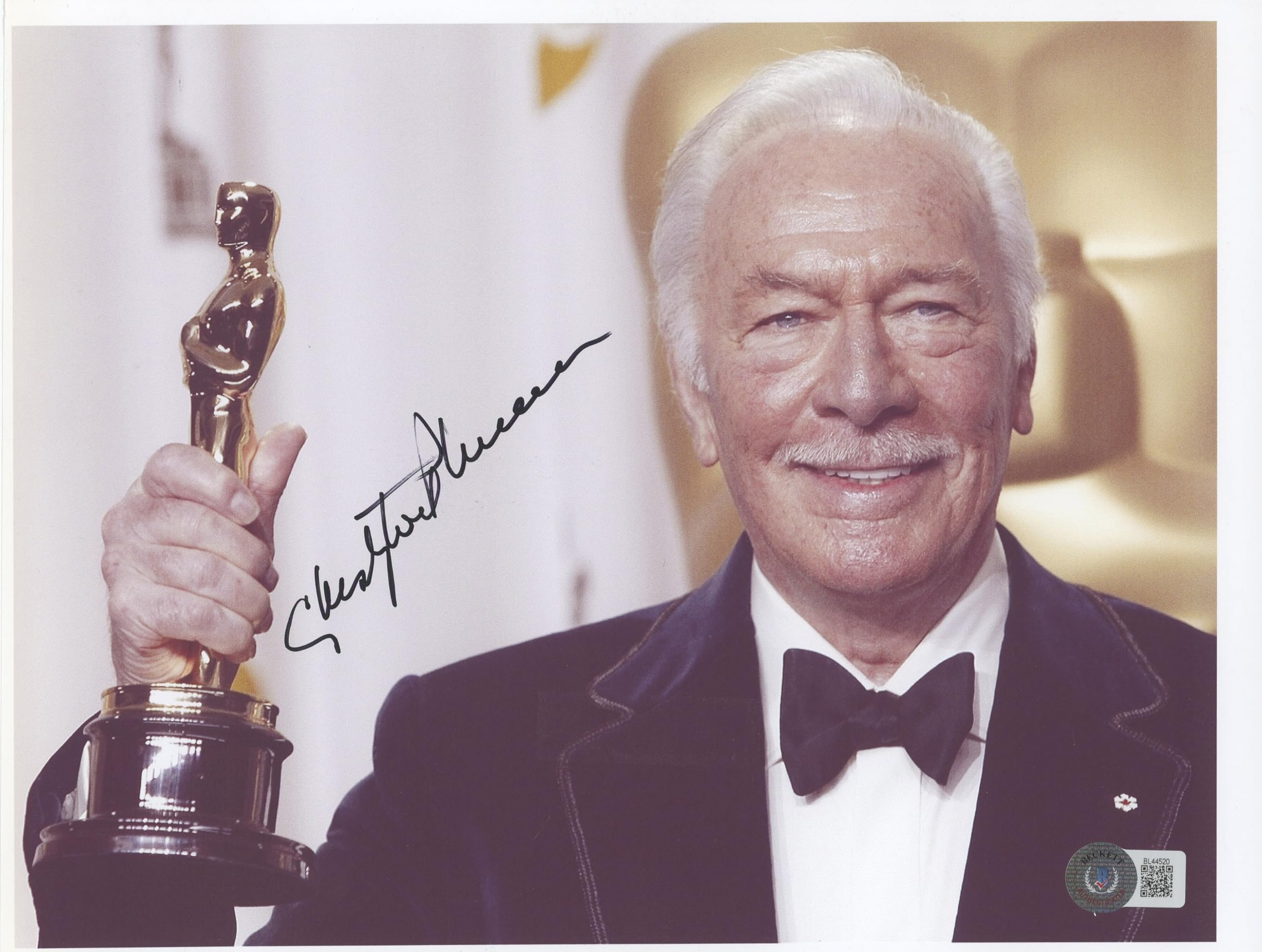 Christopher Plummer The Sound Of Music Signed 8.5x11 Photo BAS #BL44520