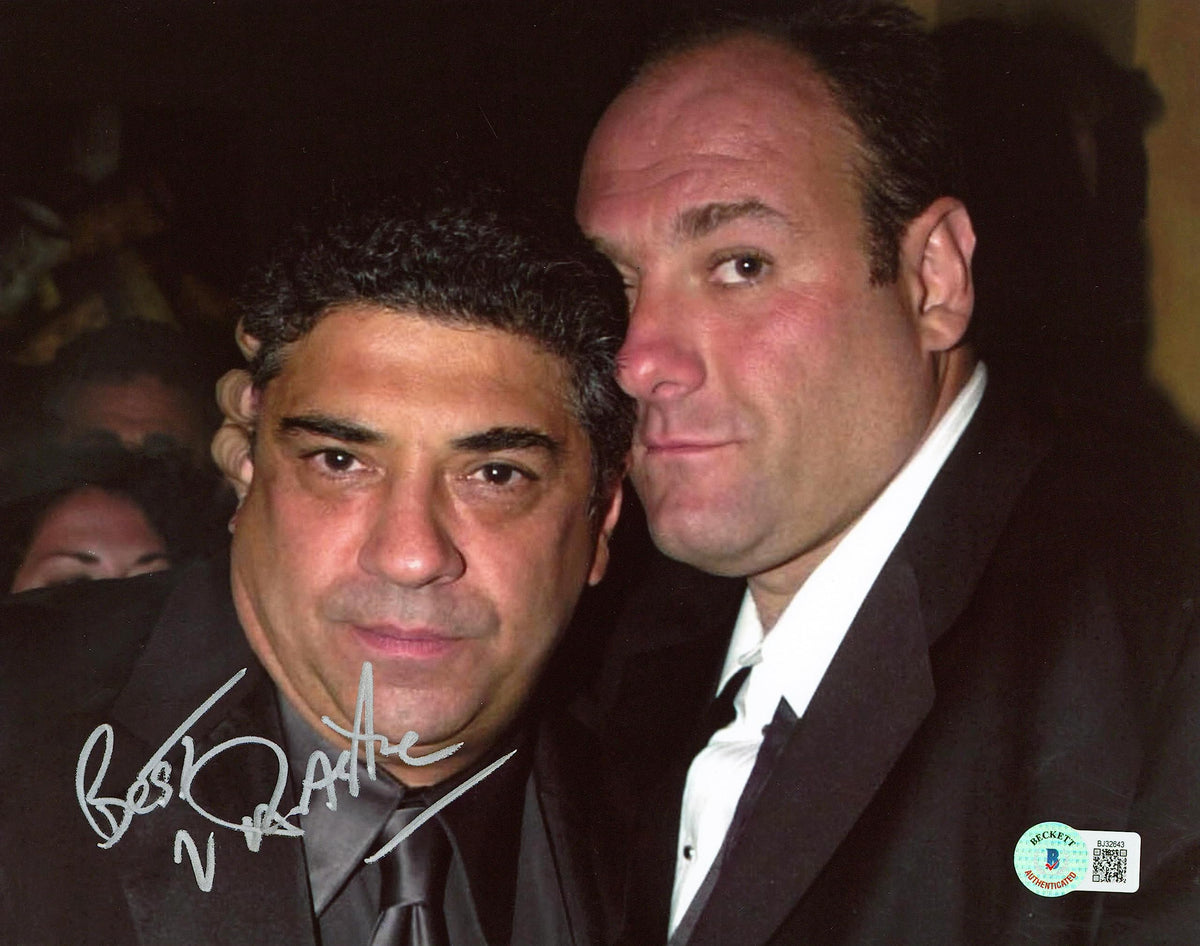 Vincent Pastore The Sopranos "Best" Authentic Signed 8x10 Photo BAS #BJ32643