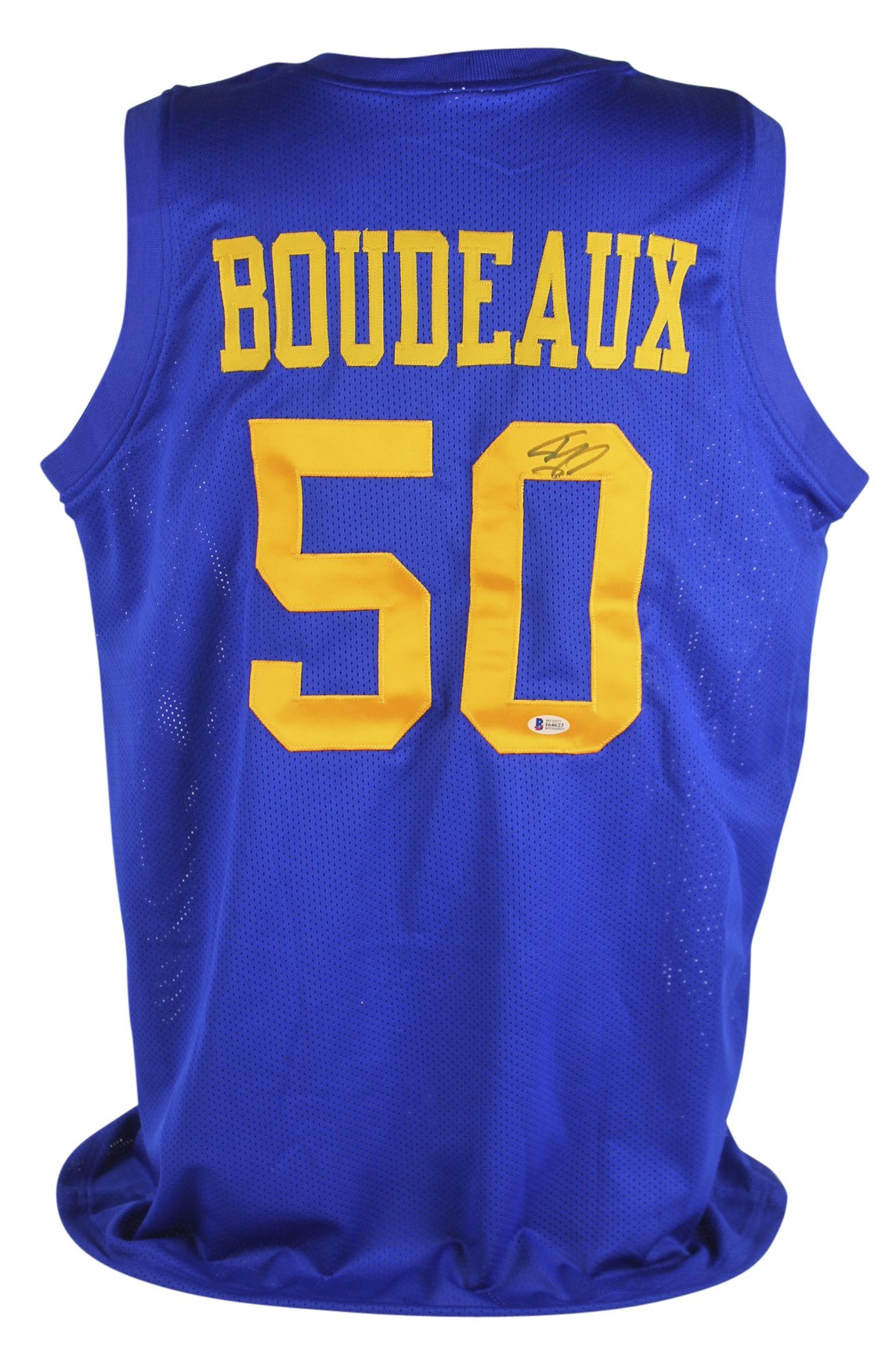 Shaquille O'Neal Blue Chips Signed Blue Western University Jersey BAS Witnessed