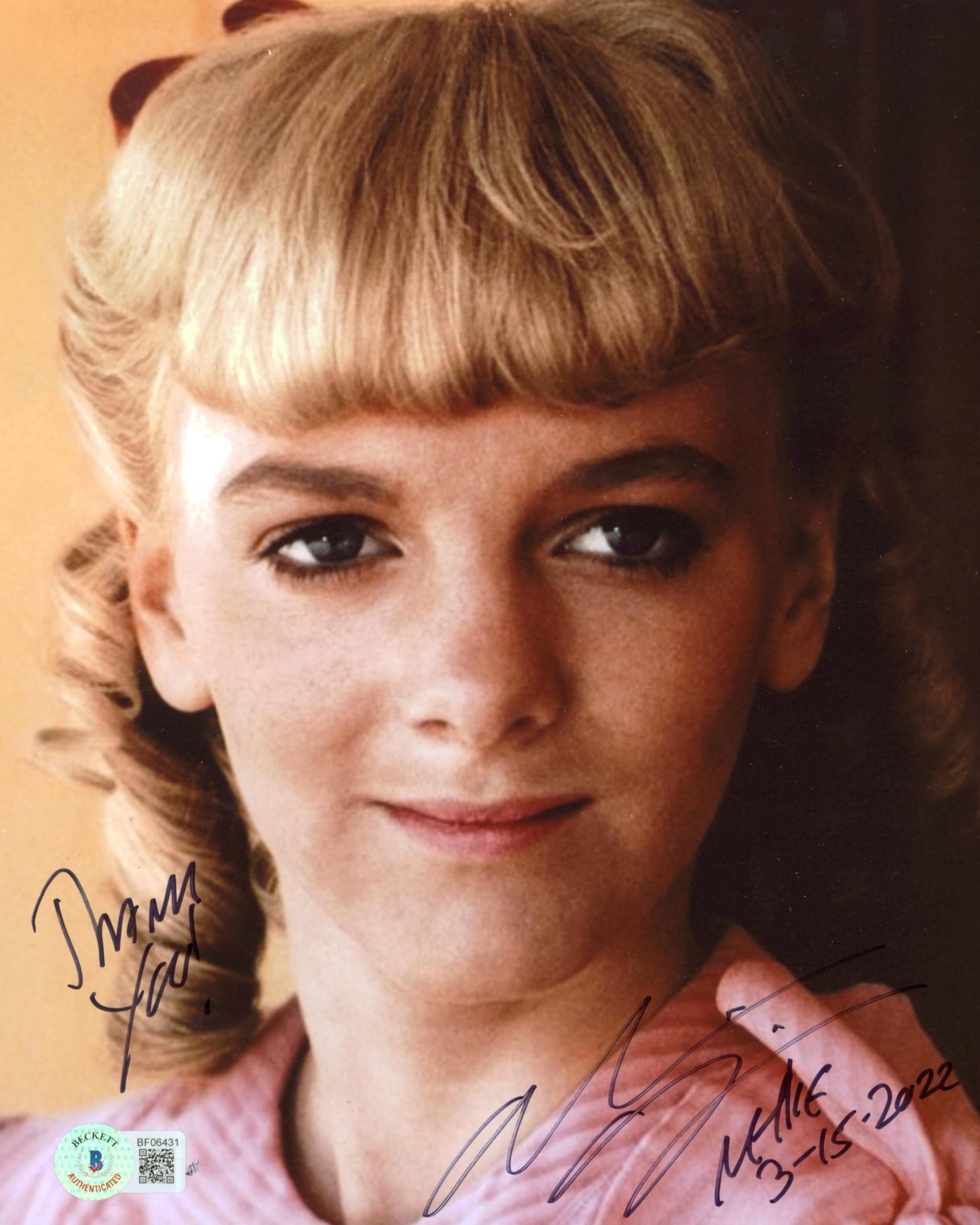 Alison Arngrim Little House on the Prairie "Thank You!" Signed 8x10 Photo BAS 8