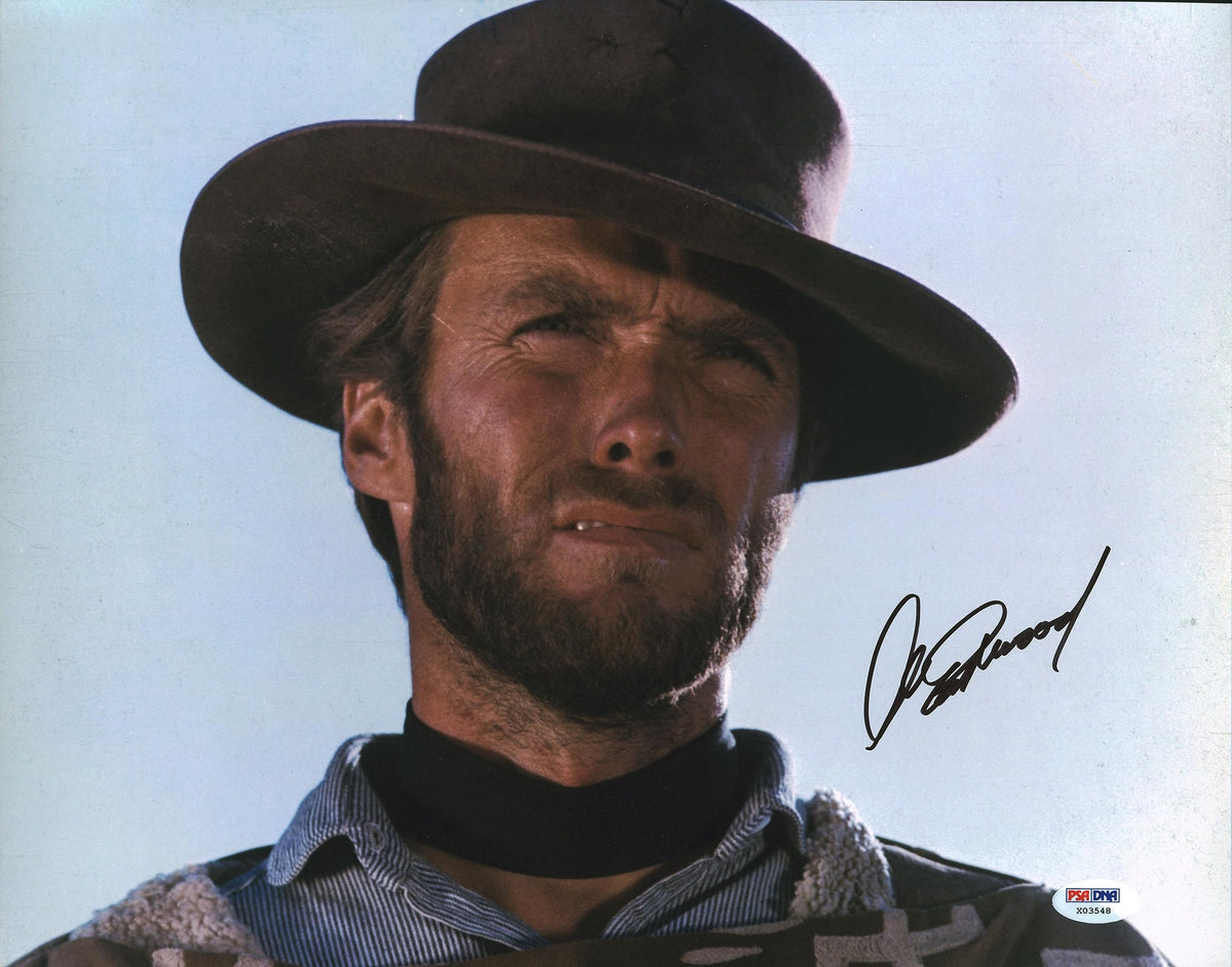 Clint Eastwood The Good, the Bad and the Ugly Signed 11x14 Photo Auto 10 PSA/DNA