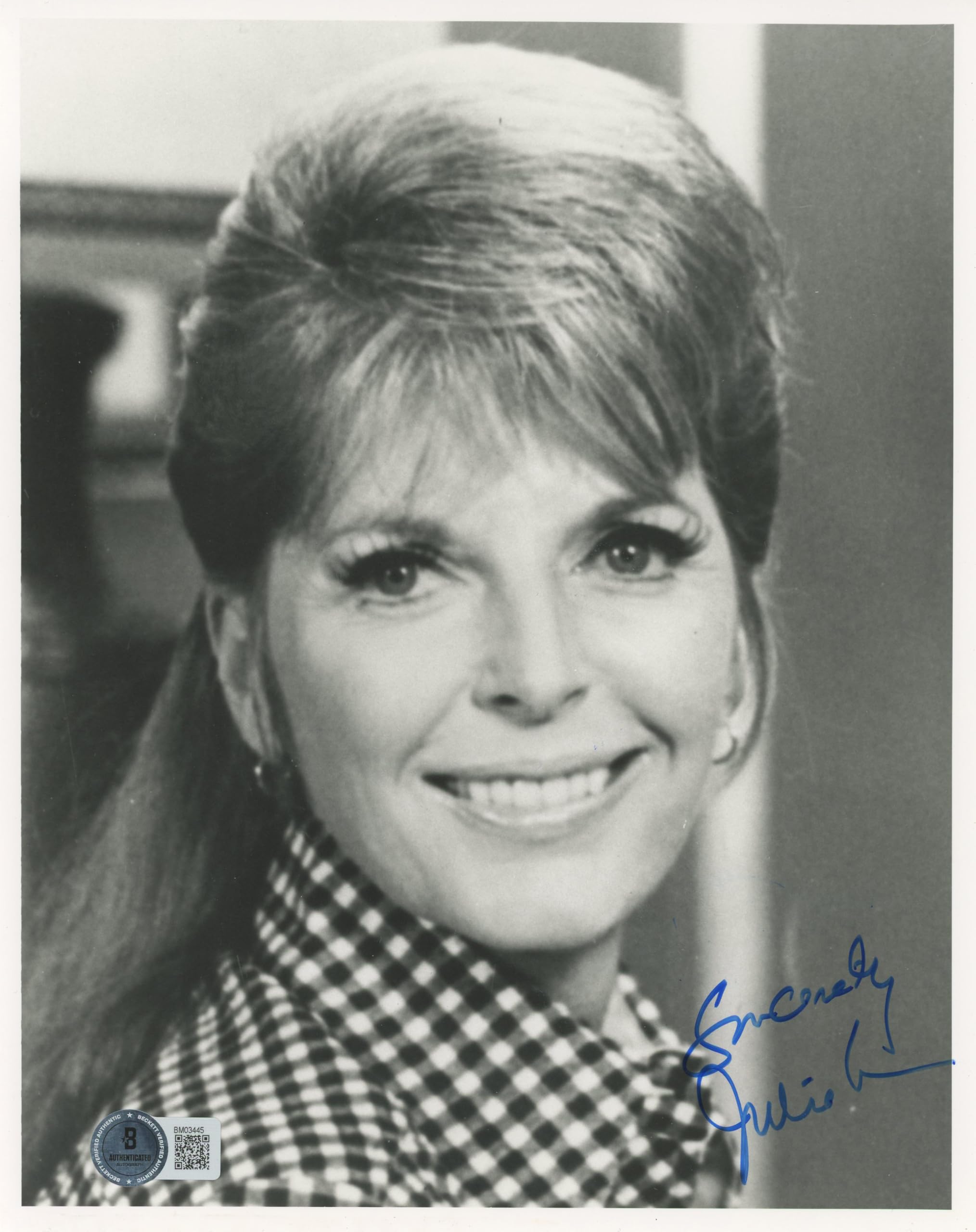 Julie London Emergency! Authentic Signed 8x10 Photo Autographed BAS #BM03445