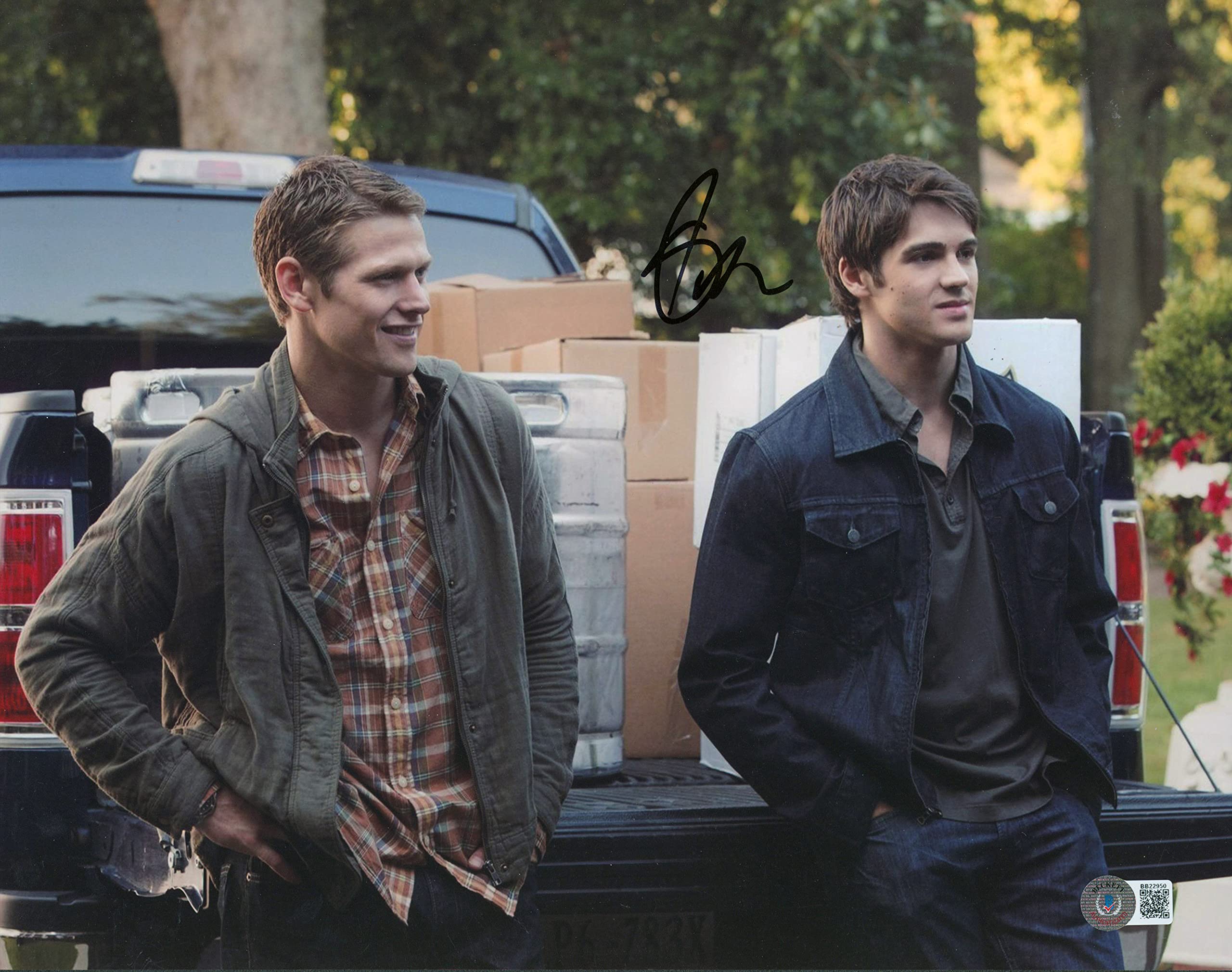 Steven R. McQueen The Vampire Diaries Authentic Signed 11x14 Photo BAS #BB22950