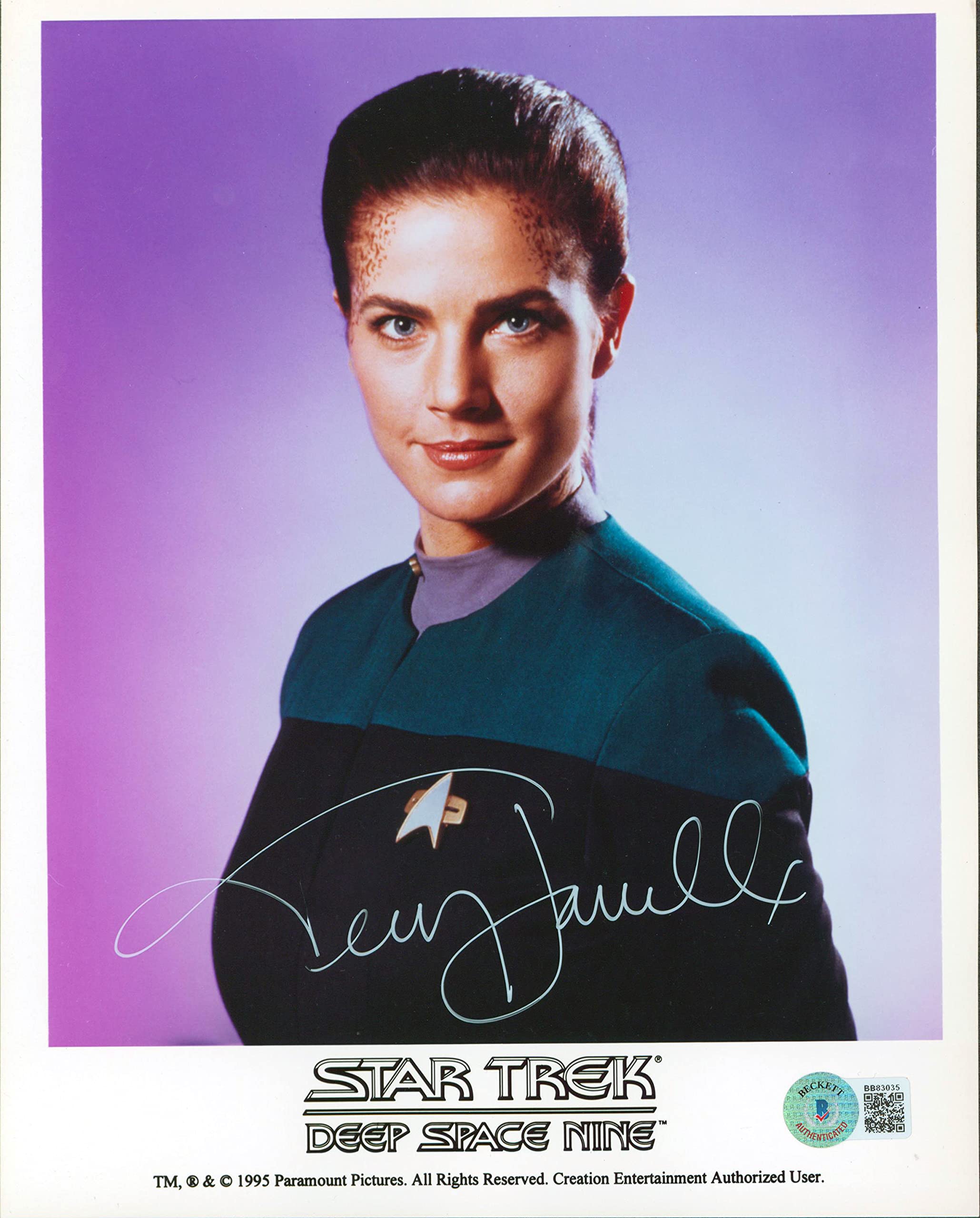 Terry Farrell Star Trek Deep Space Nine Authentic Signed 8x10 Photo BAS #BB83035