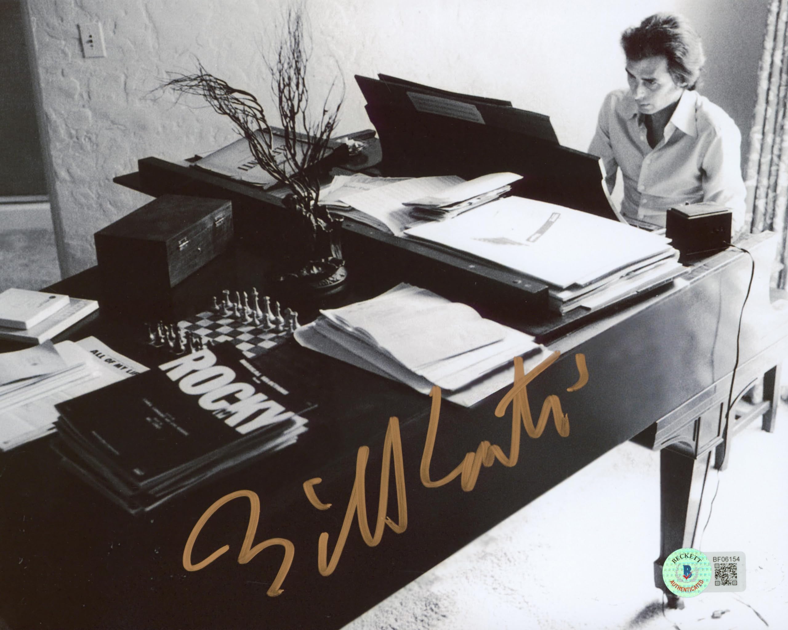Bill Conti Rocky Authentic Signed 8x10 Photo Autographed BAS #BF06154