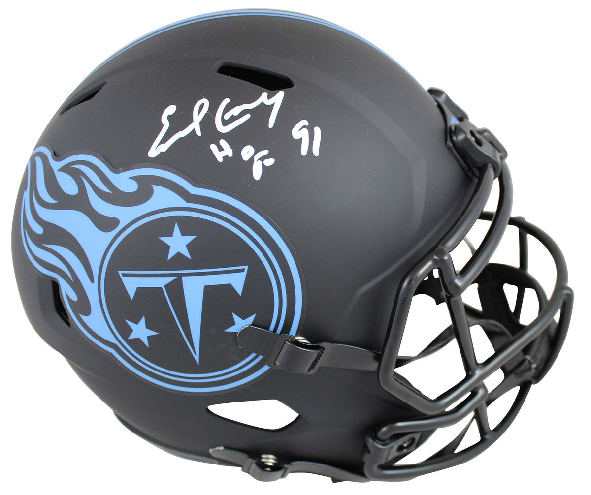 Titans Earl Campbell "HOF 91" Signed Eclipse Full Size Speed Rep Helmet BAS Wit