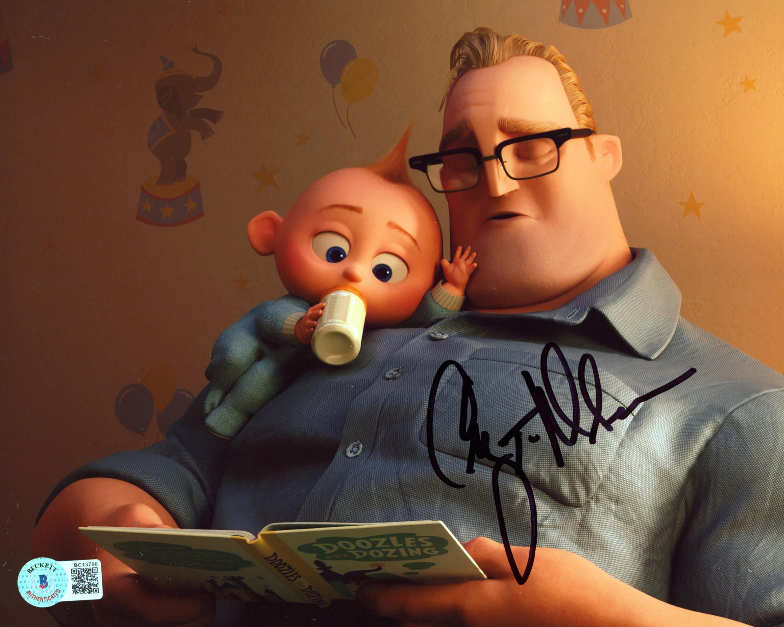 Craig T. Nelson The Incredibles Authentic Signed 8x10 Photo BAS #BC13708