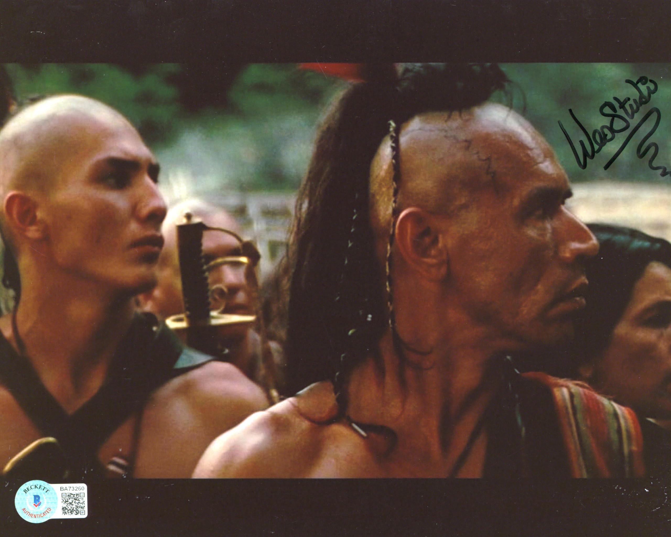 Wes Studi The Last of the Mohicans Authentic Signed 8x10 Photo BAS #BA73260