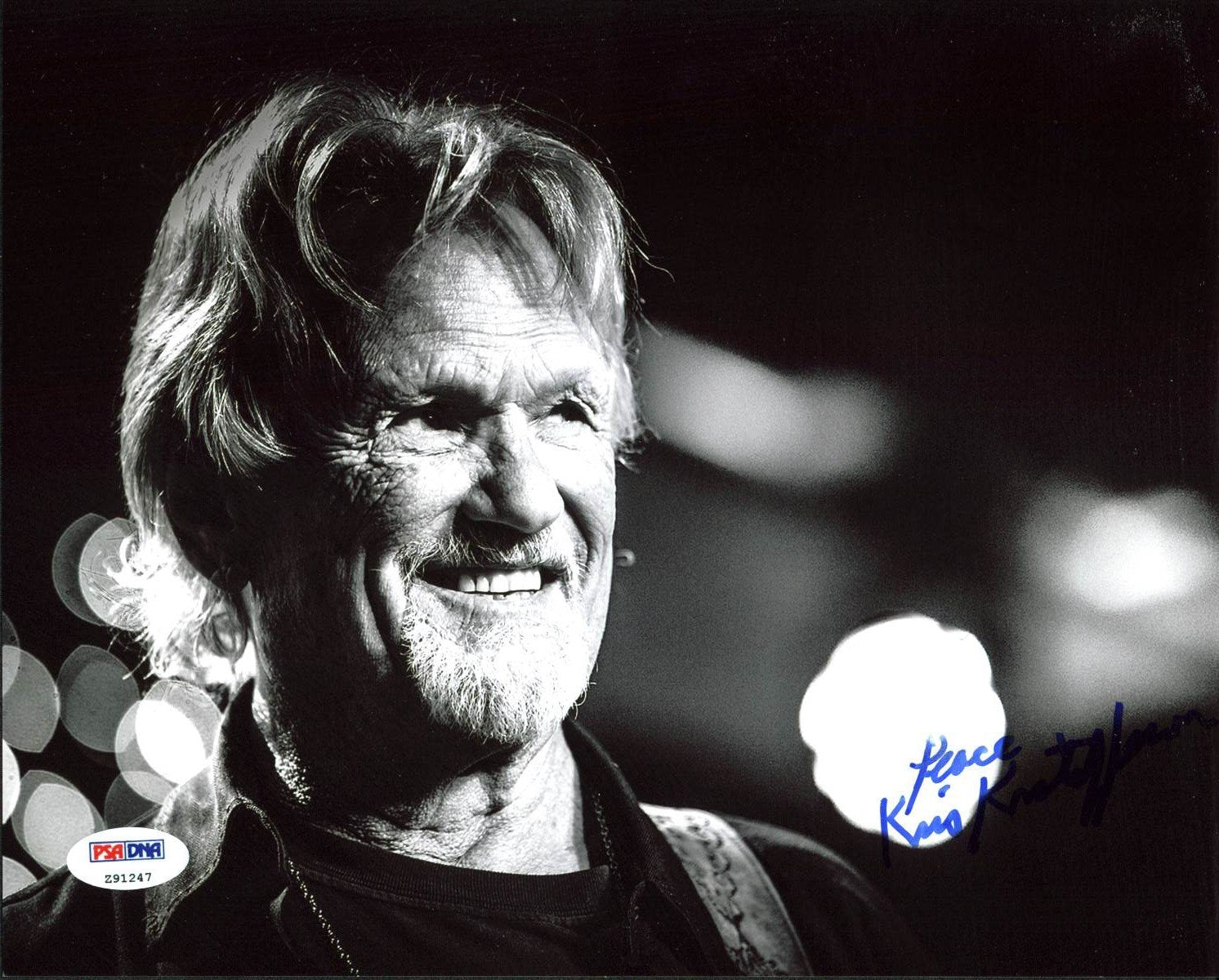 Kris Kristofferson Authentic Signed 8X10 Photo Autographed PSA/DNA #Z91247