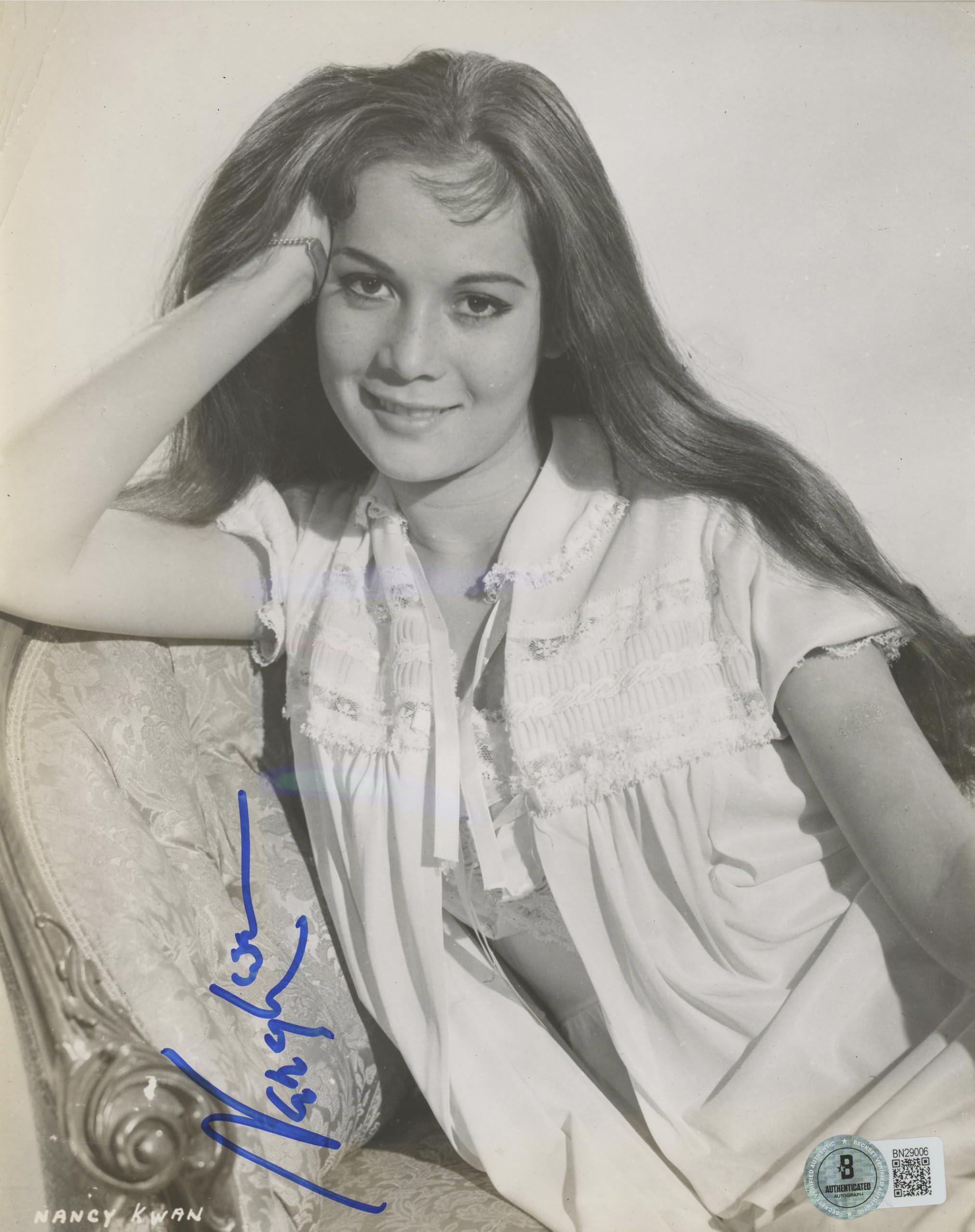 Nancy Kwan Dragon: The Bruce Lee Story Authentic Signed 7x9 Photo BAS #BN29006