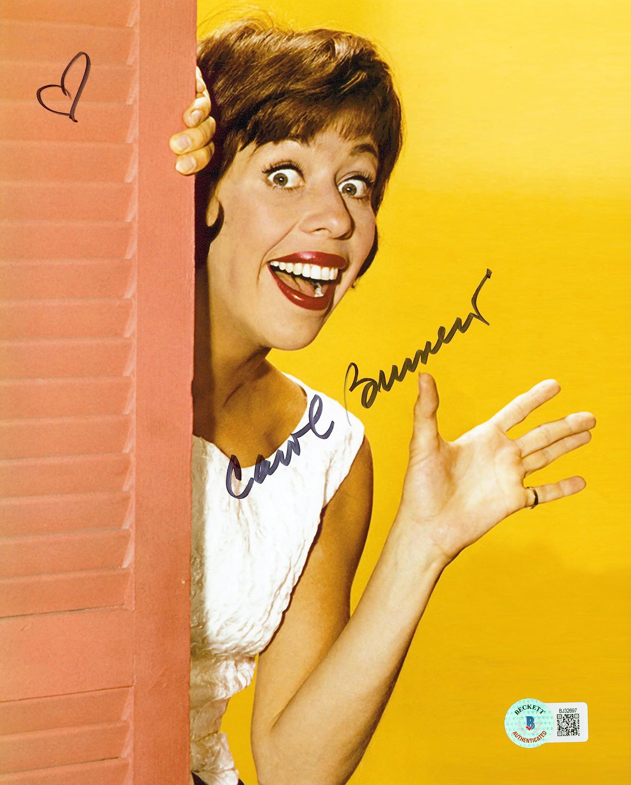 Carol Burnett Authentic Signed 8x10 Photo Autographed BAS #BJ32697