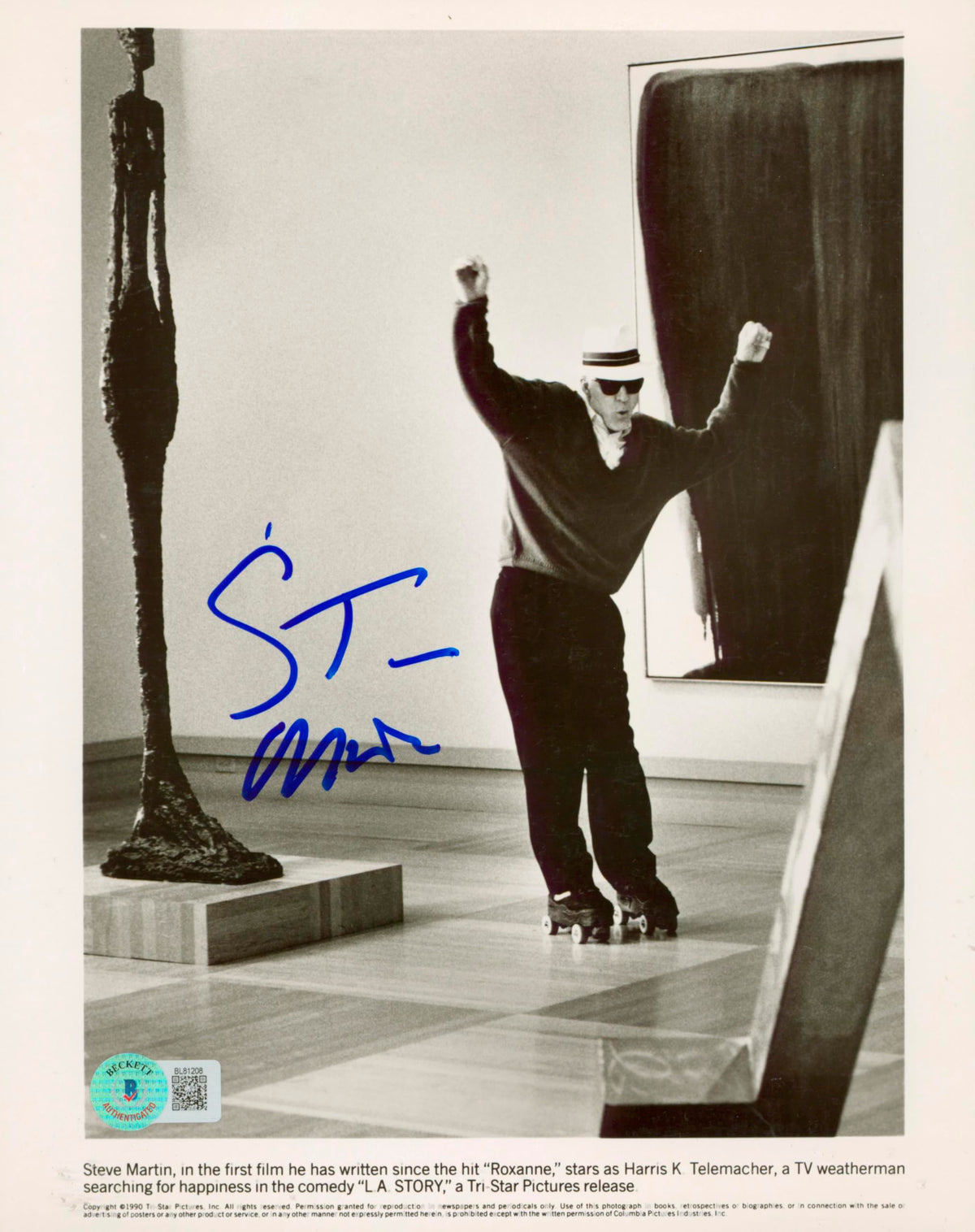Steve Martin L.A. Story Authentic Signed 8x10 Photo Autographed BAS #BL81208
