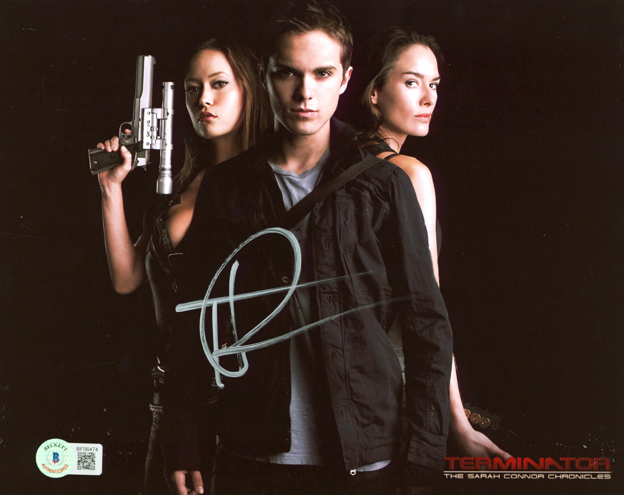 Thomas Dekker Terminator: Sarah Connor Chronicles Signed 8x10 Photo BAS #BF06474