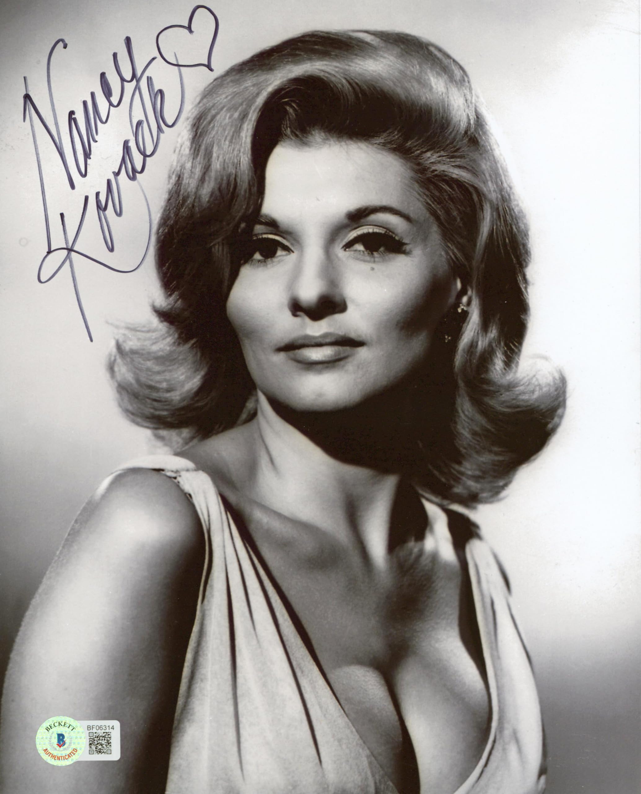 Nancy Kovack Jason and the Argonauts Signed 8x10 Sexy Photo BAS #BF06314