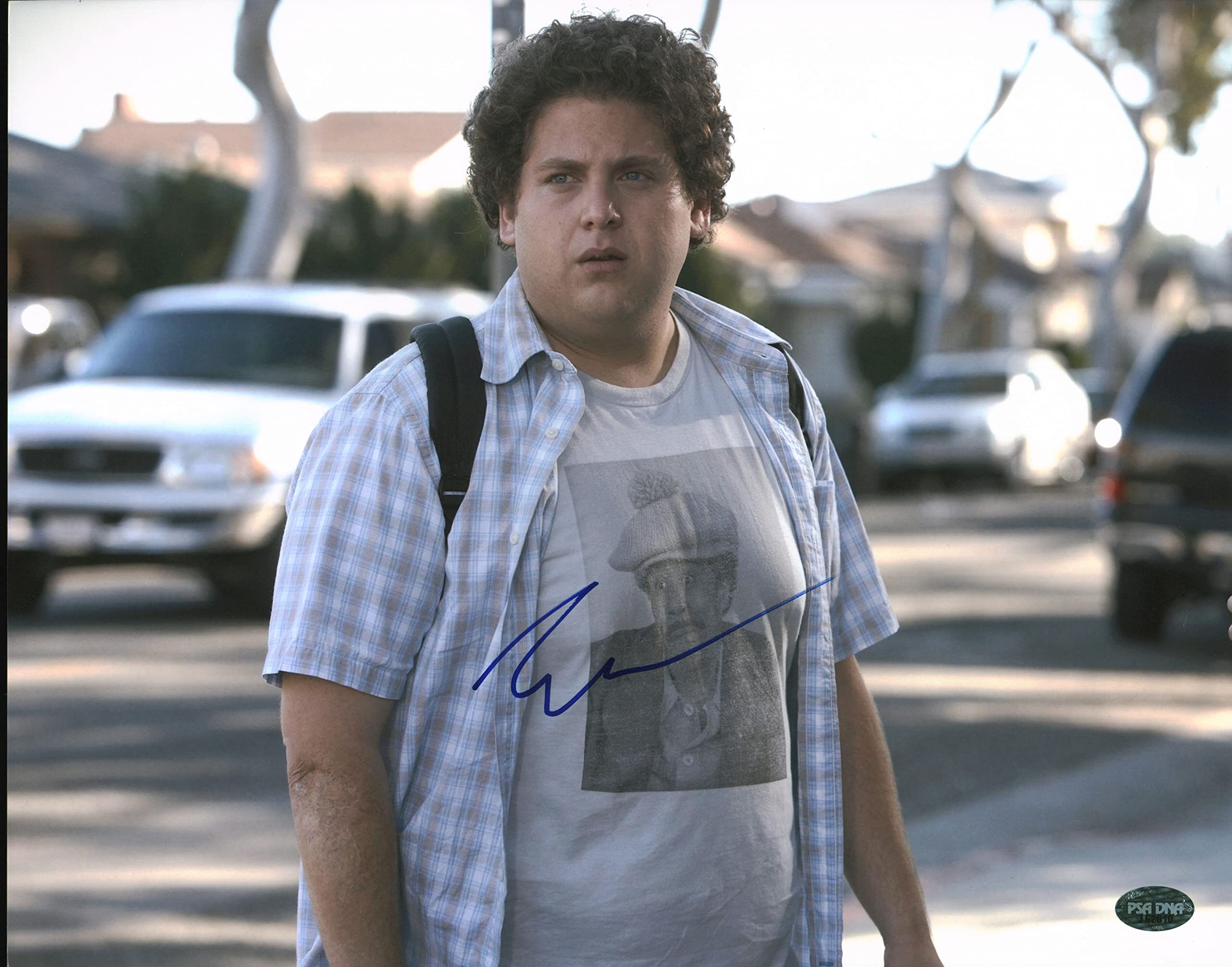 Jonah Hill Superbad Authentic Signed 11x14 Photo Autographed PSA/DNA #J62810