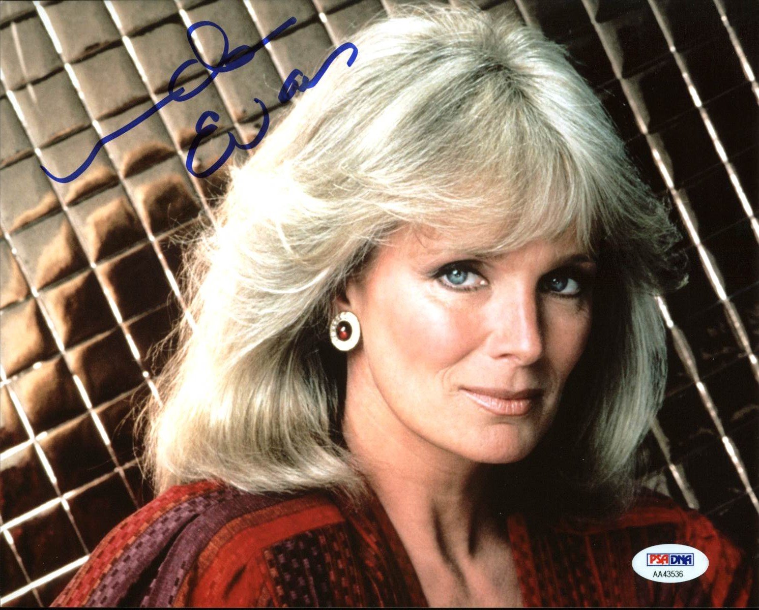 Linda Evans Dynasty Authentic Signed 8X10 Photo Autographed PSA/DNA #AA43536