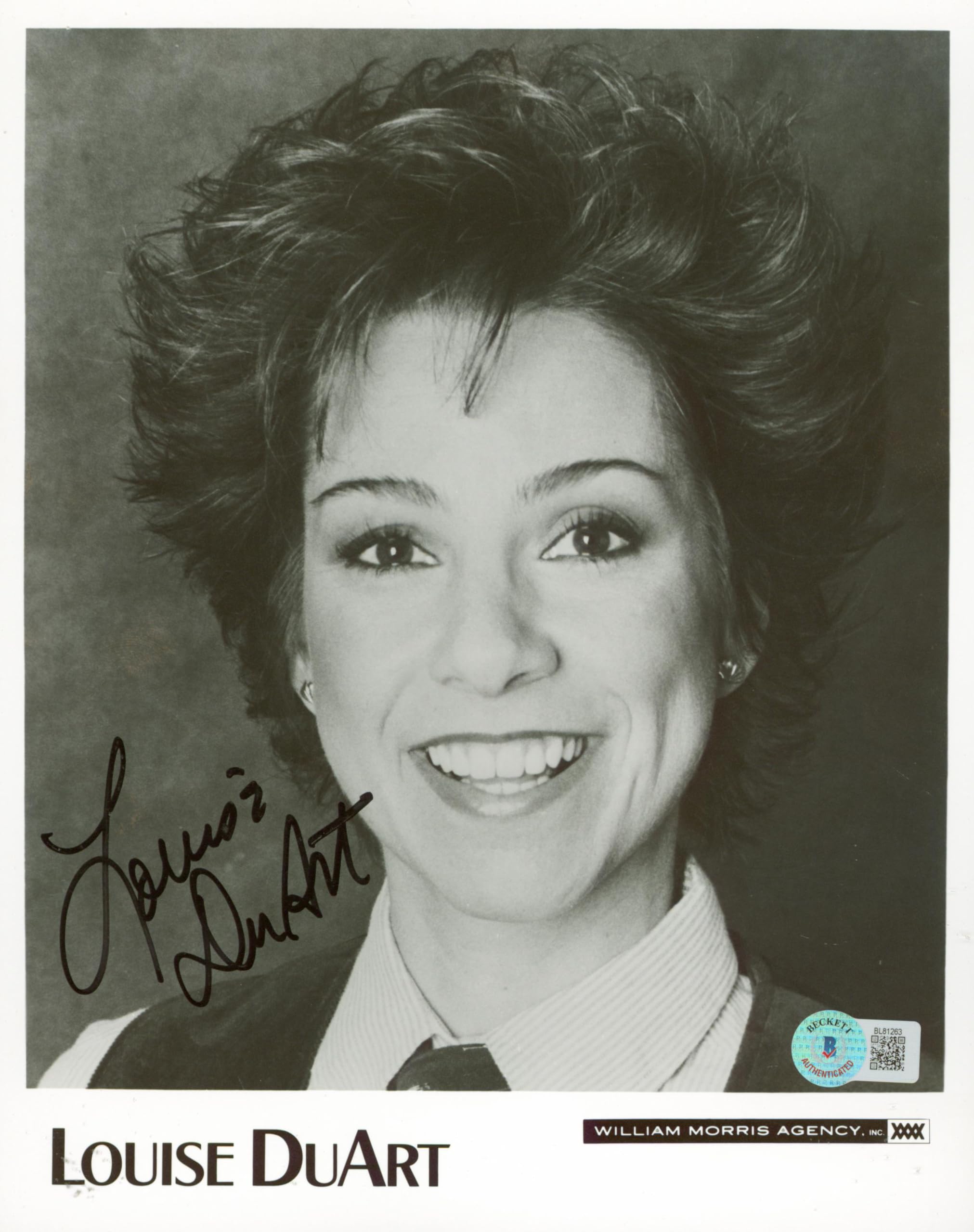 Louise DuArt D.C. Follies Authentic Signed 8x10 Photo Autographed BAS #BL81263