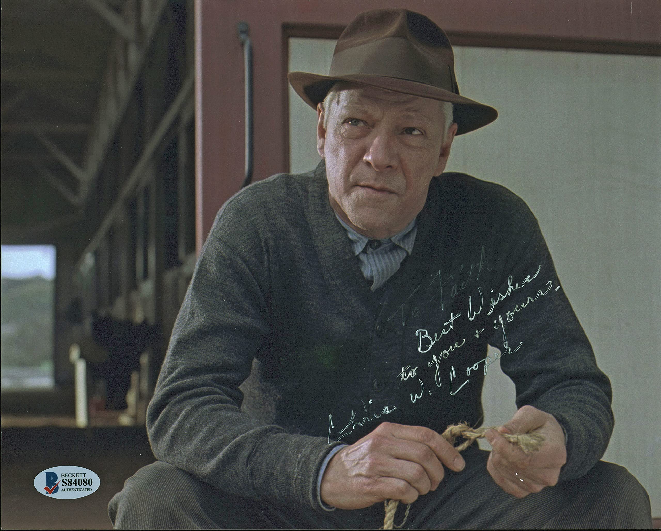 Chris Cooper Seabiscuit Authentic Signed 8x10 Photo Autographed BAS #S84080