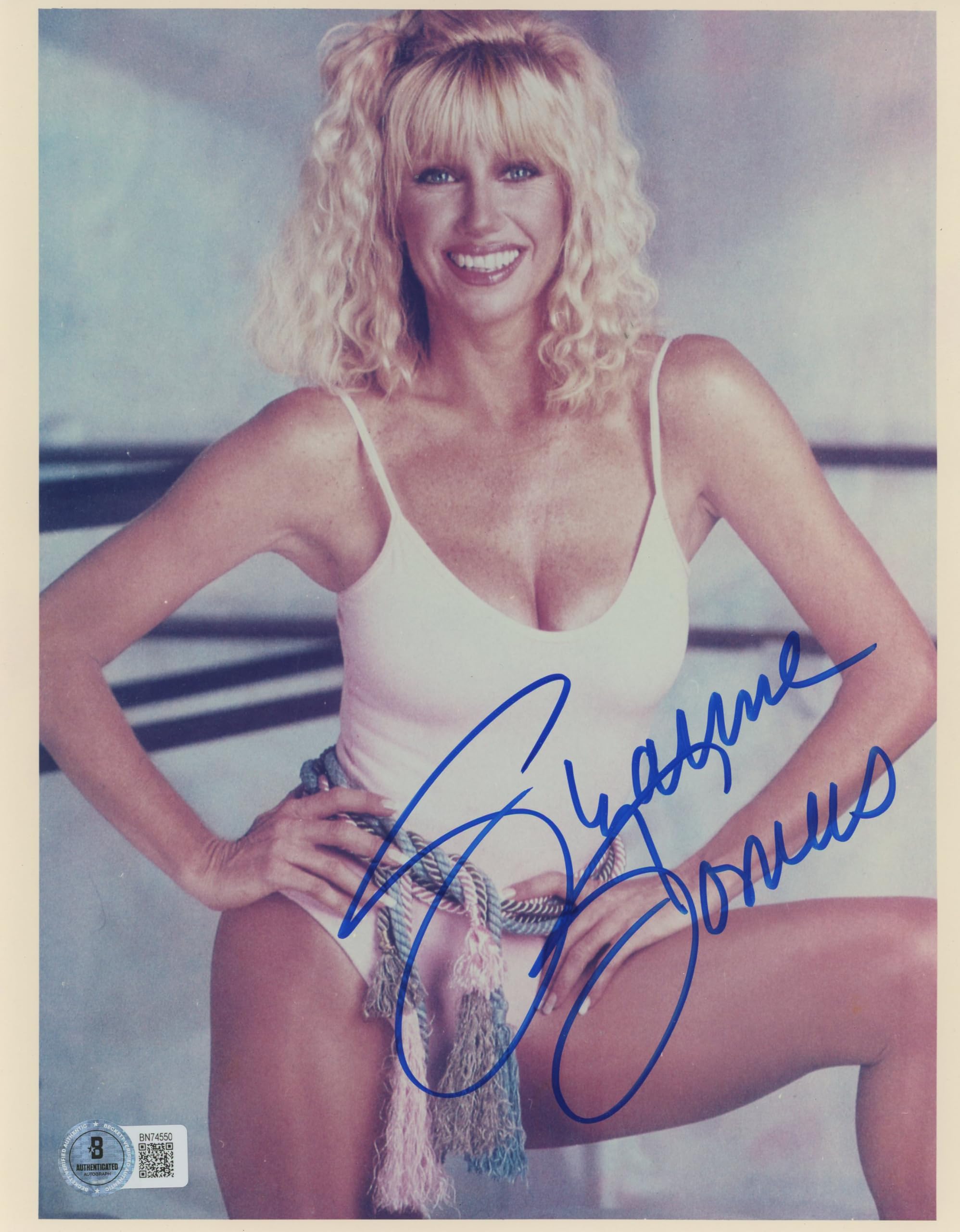 Suzanne Somers Three's Company Authentic Signed 8x10 Photo BAS #BN74550