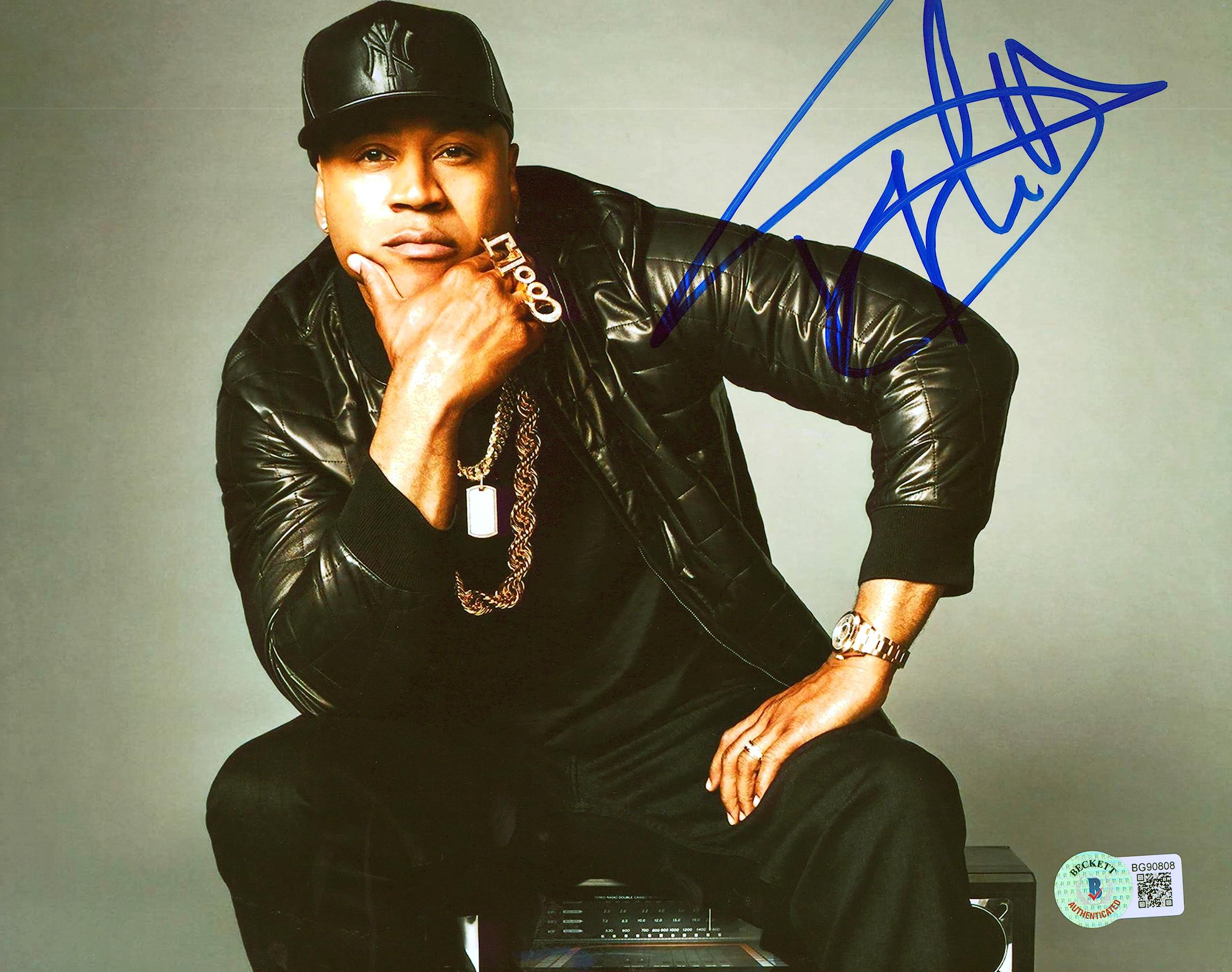 L.L. Cool J Rapper Authentic Signed 8x10 Photo Autographed BAS #BG90808