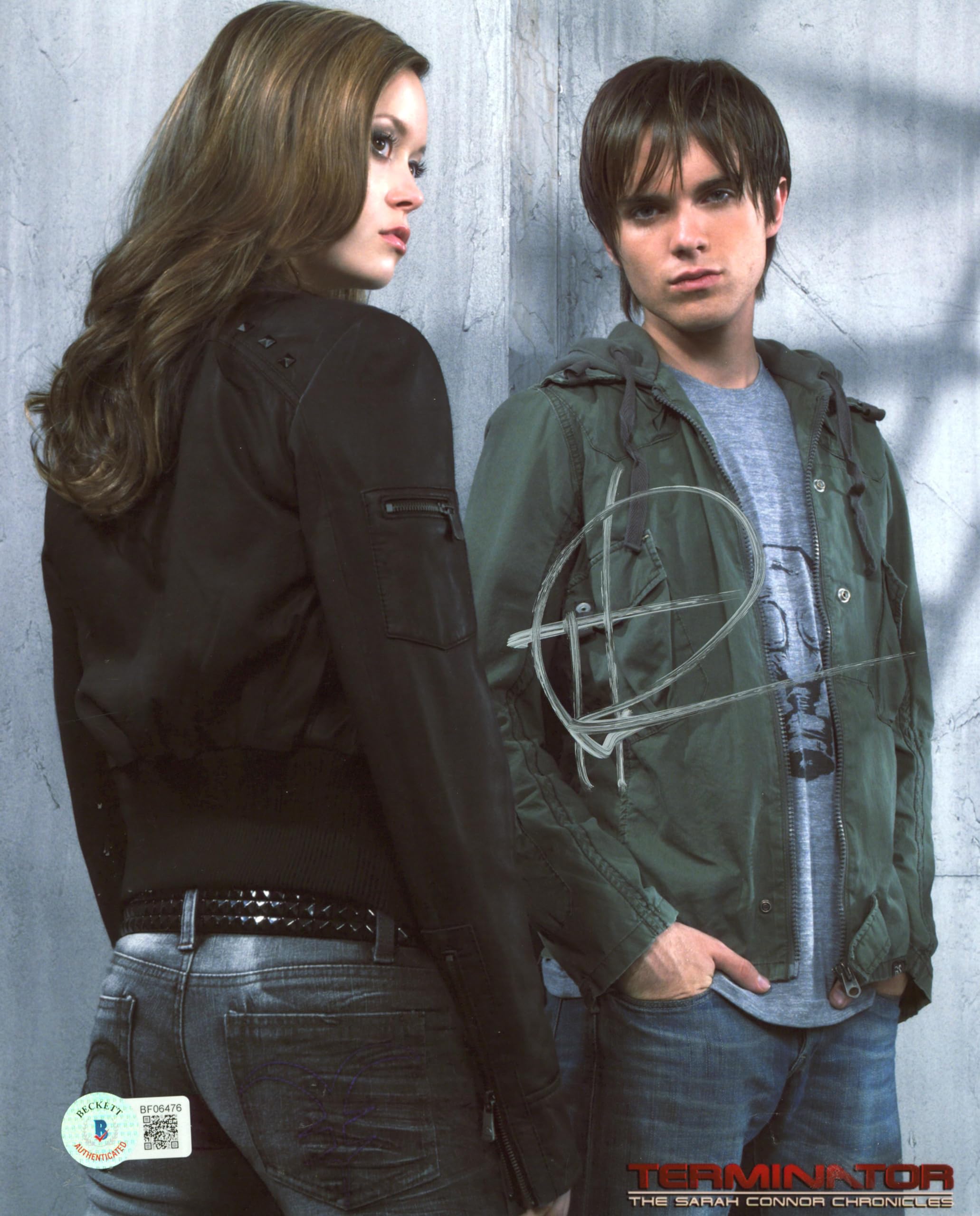 Thomas Dekker Terminator Sarah Connor Chronicles Signed 8x10 Photo BAS #BF06476