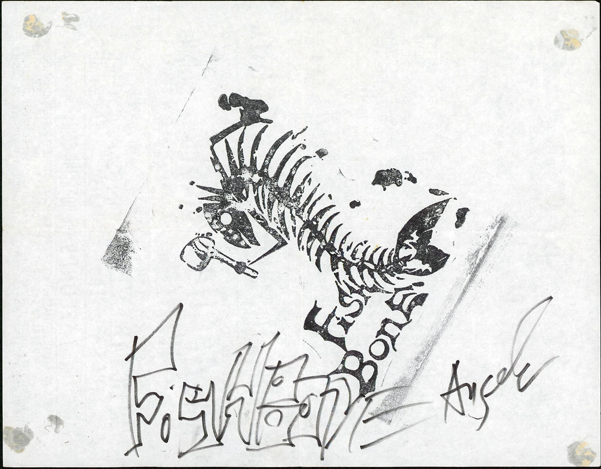 Angelo Moore Fishbone Authentic Signed 8.5x11 Promo Poster BAS #AA03689