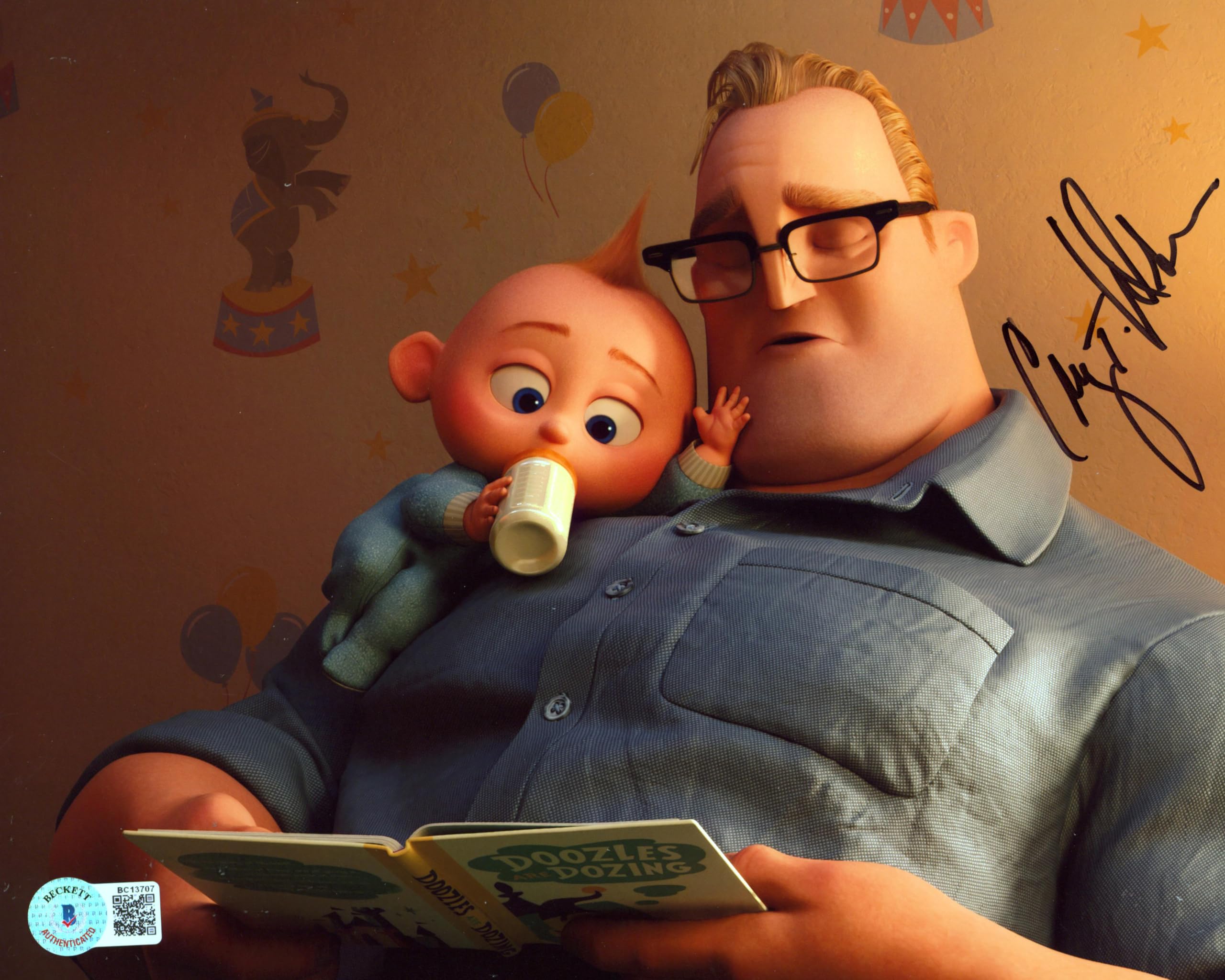 Craig T. Nelson The Incredibles Authentic Signed 8x10 Photo BAS #BC13707