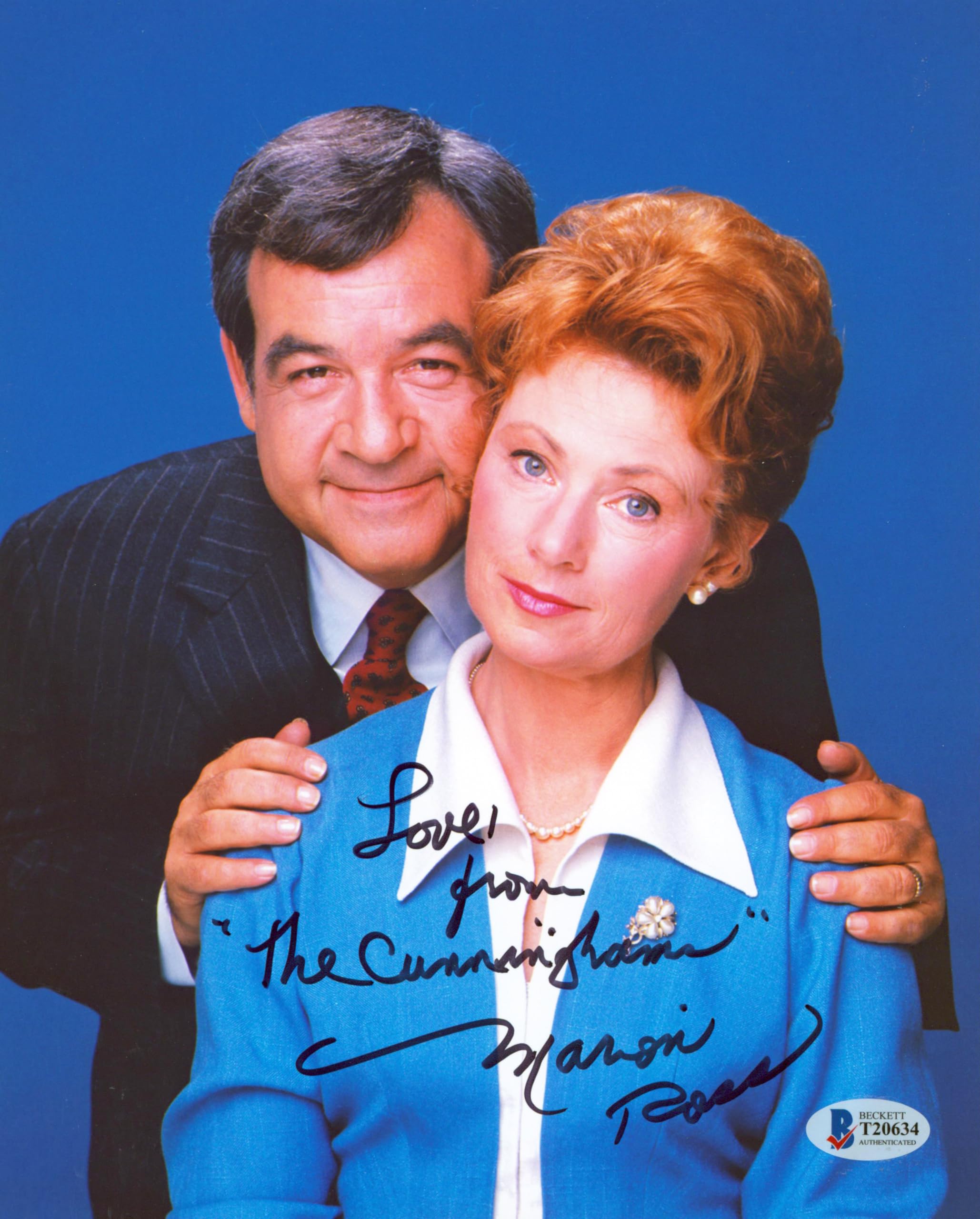 Marion Ross Happy Days "Love From the Cunninghams" Signed 8x10 Photo BAS #T20634