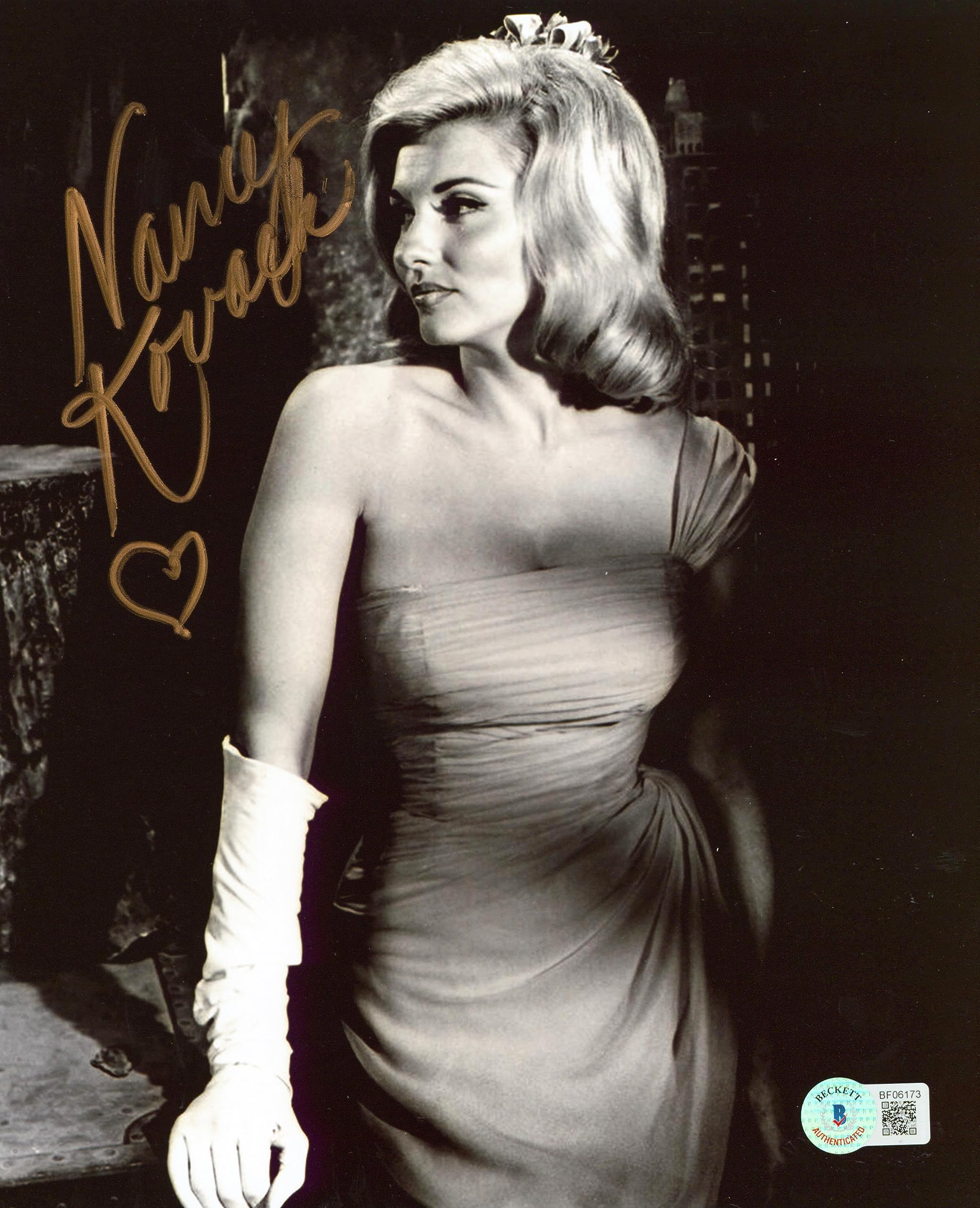 Nancy Kovack Jason and the Argonauts Signed 8x10 Sexy Photo BAS #BF06173