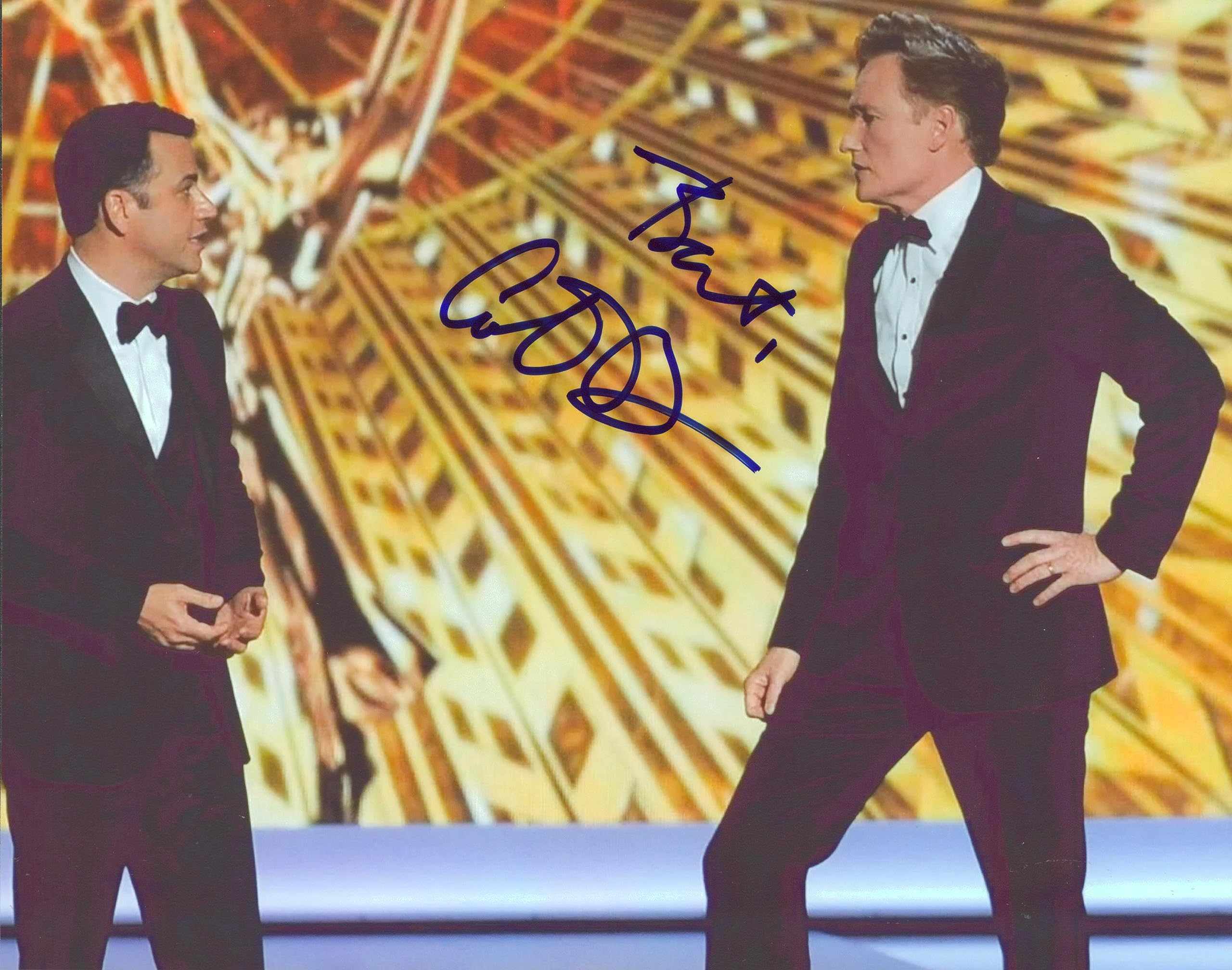 Conan O'Brien Late Night "Best" Authentic Signed 8x10 Photo BAS #BH01633