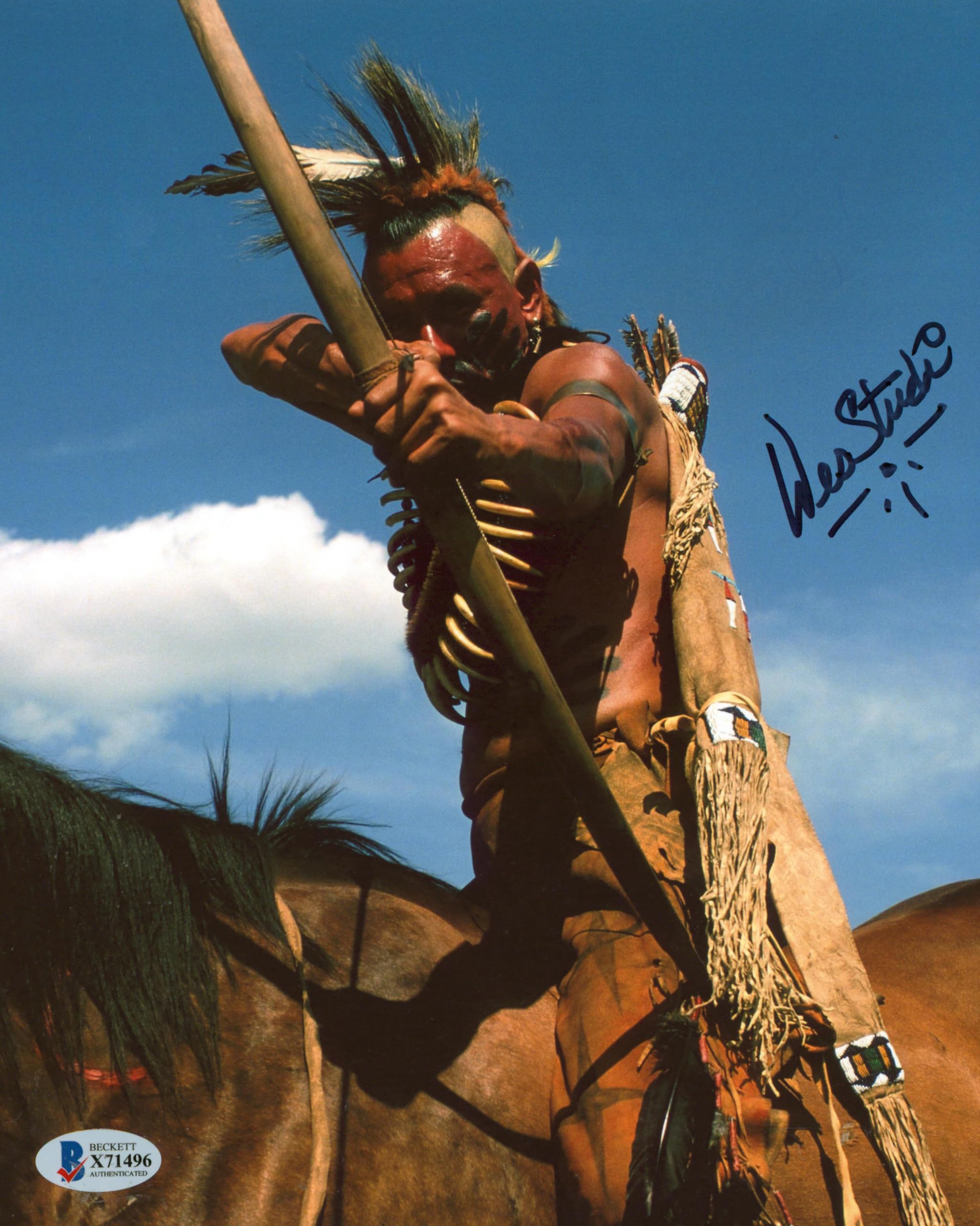 Wes Studi Dances with Wolves Authentic Signed 8x10 Photo Autographed BAS #X71496