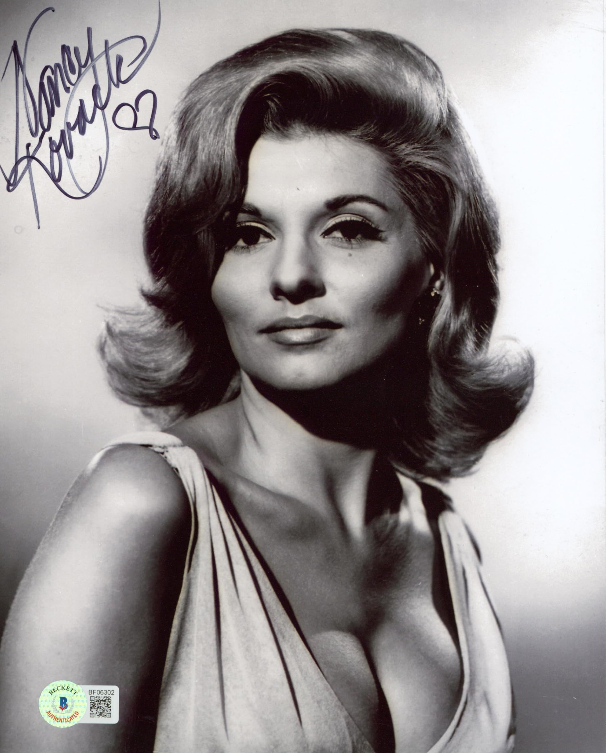 Nancy Kovack Jason and the Argonauts Signed 8x10 Sexy Photo BAS #BF06302